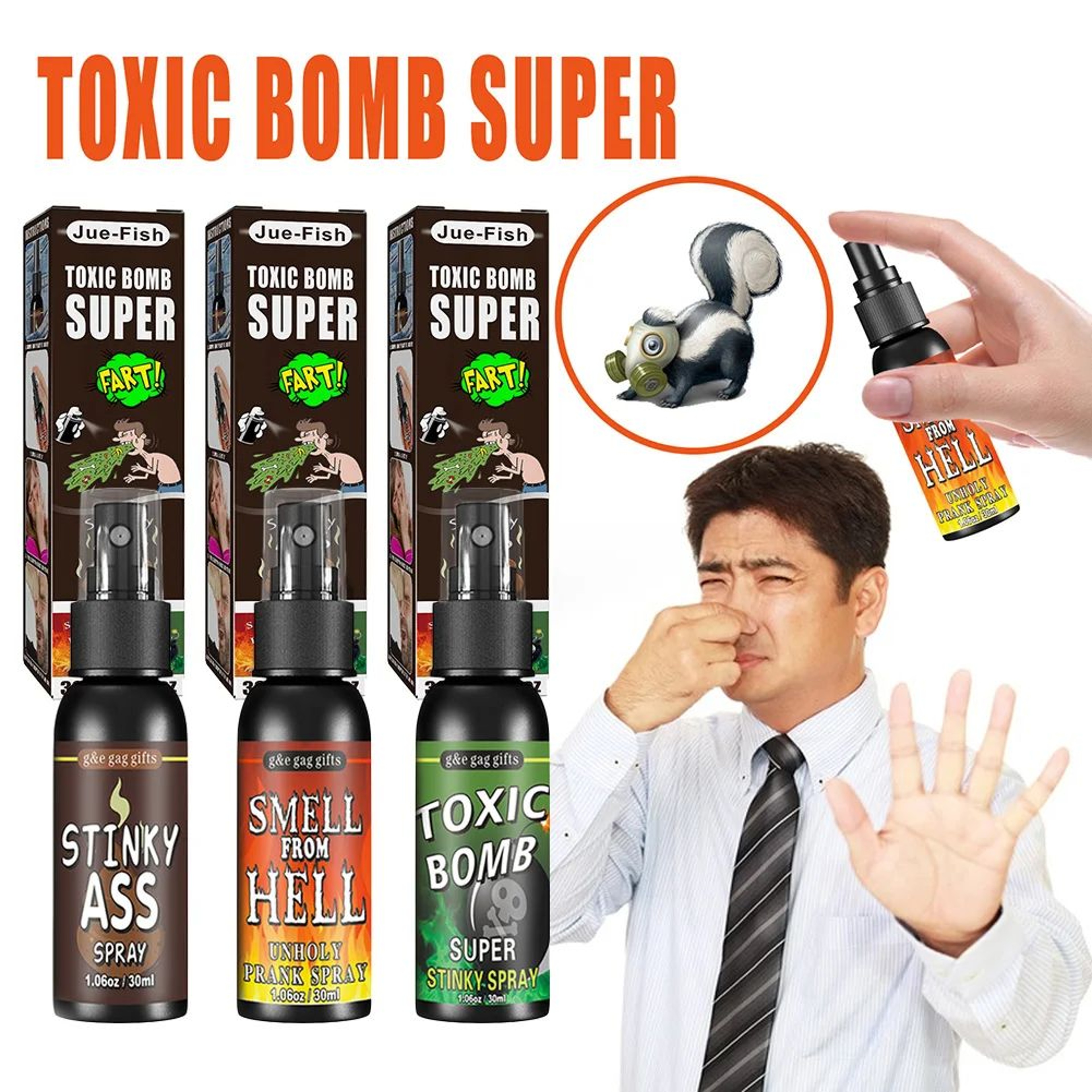 Fart Spray Stink Bomb Gag 2