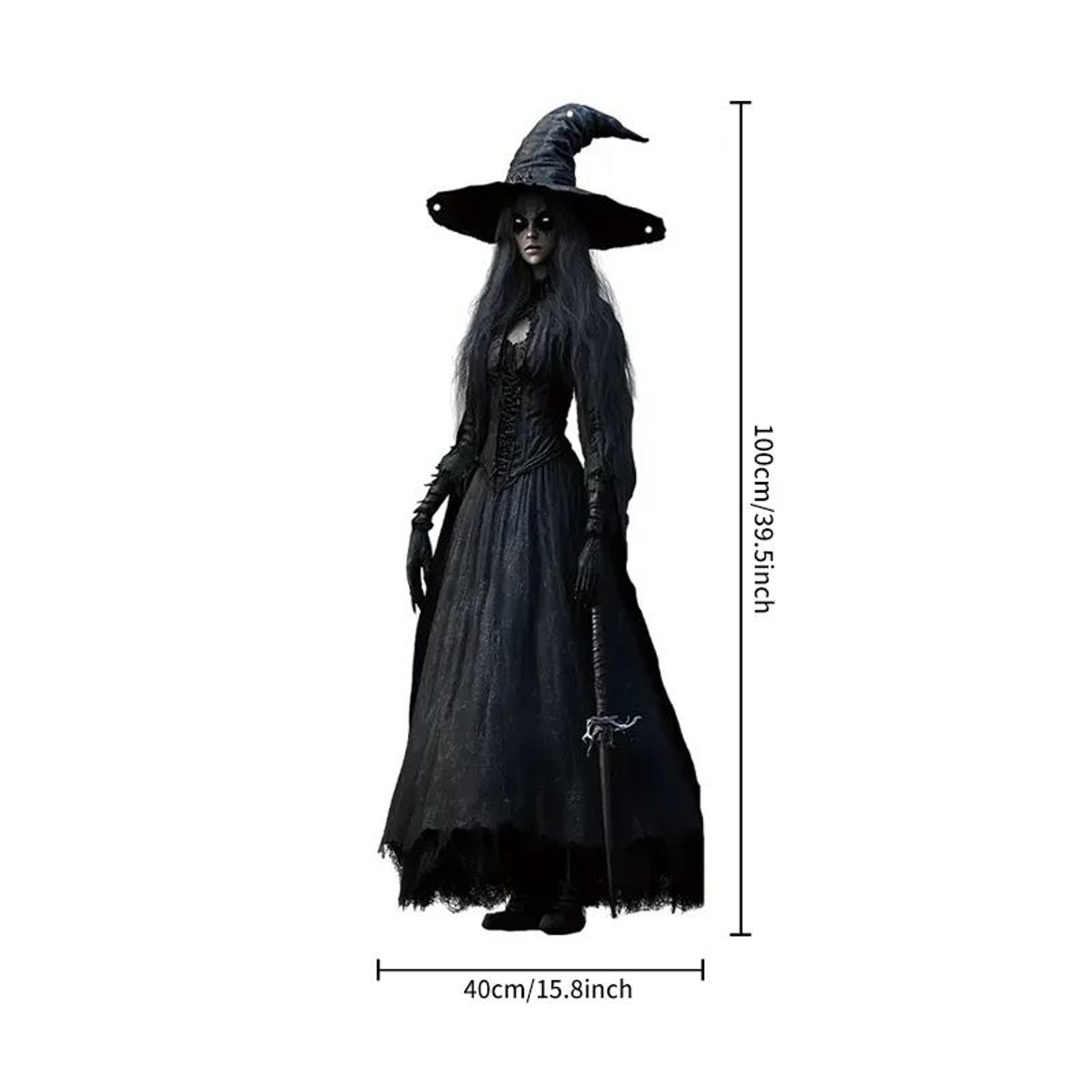 Horror Skull Bride Halloween Backdrop 7