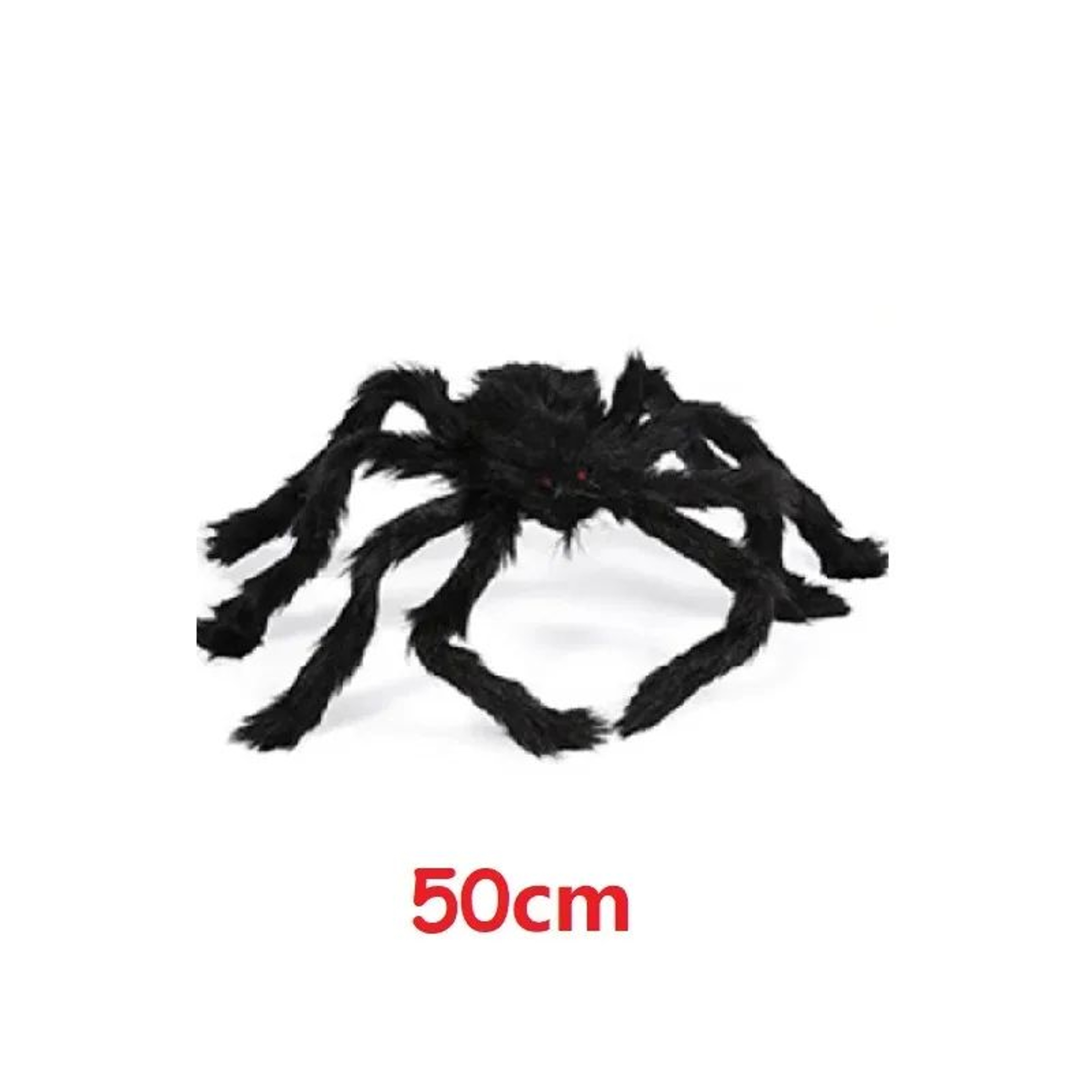 Oversized Creepy Plush Spider Decor 7