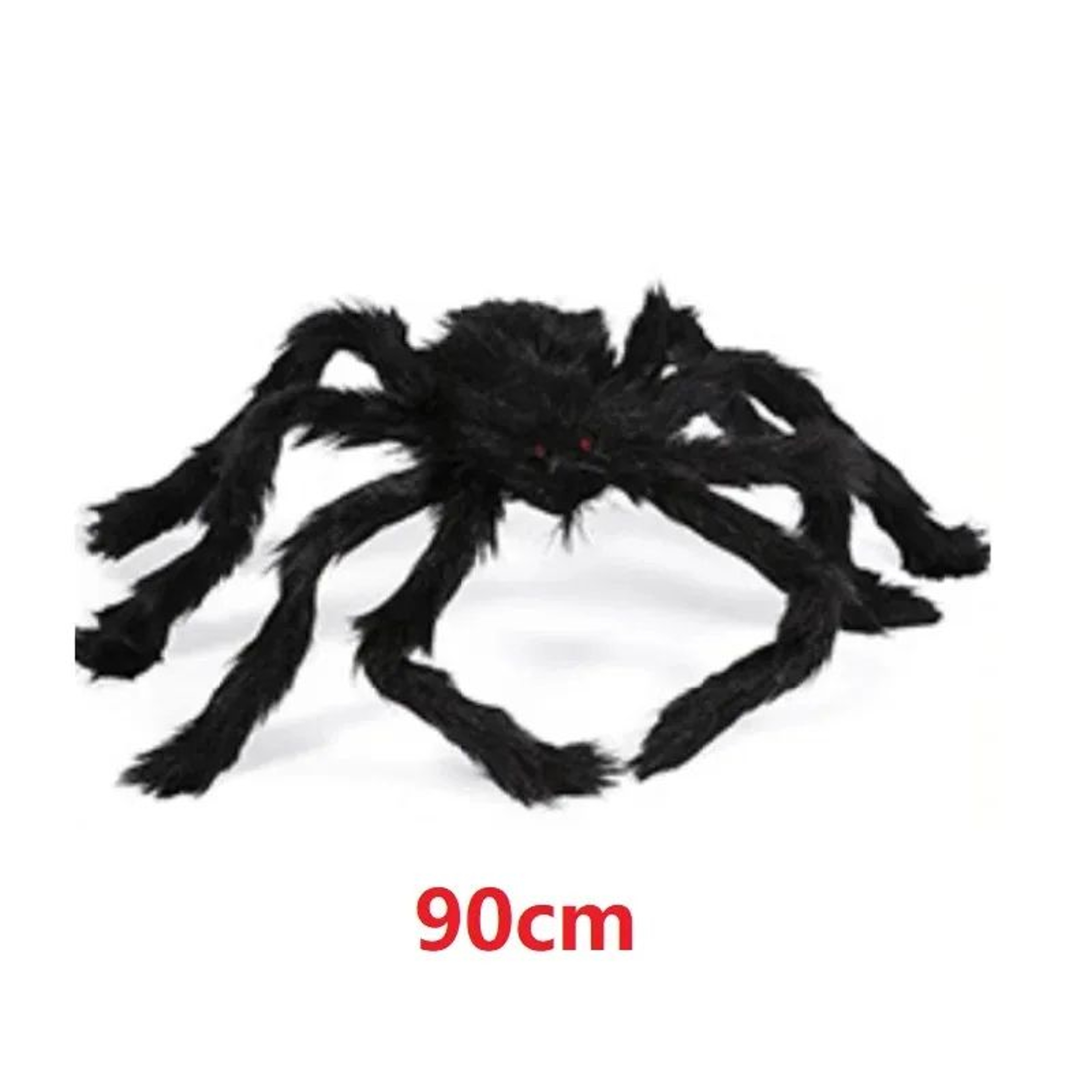 Oversized Creepy Plush Spider Decor 9