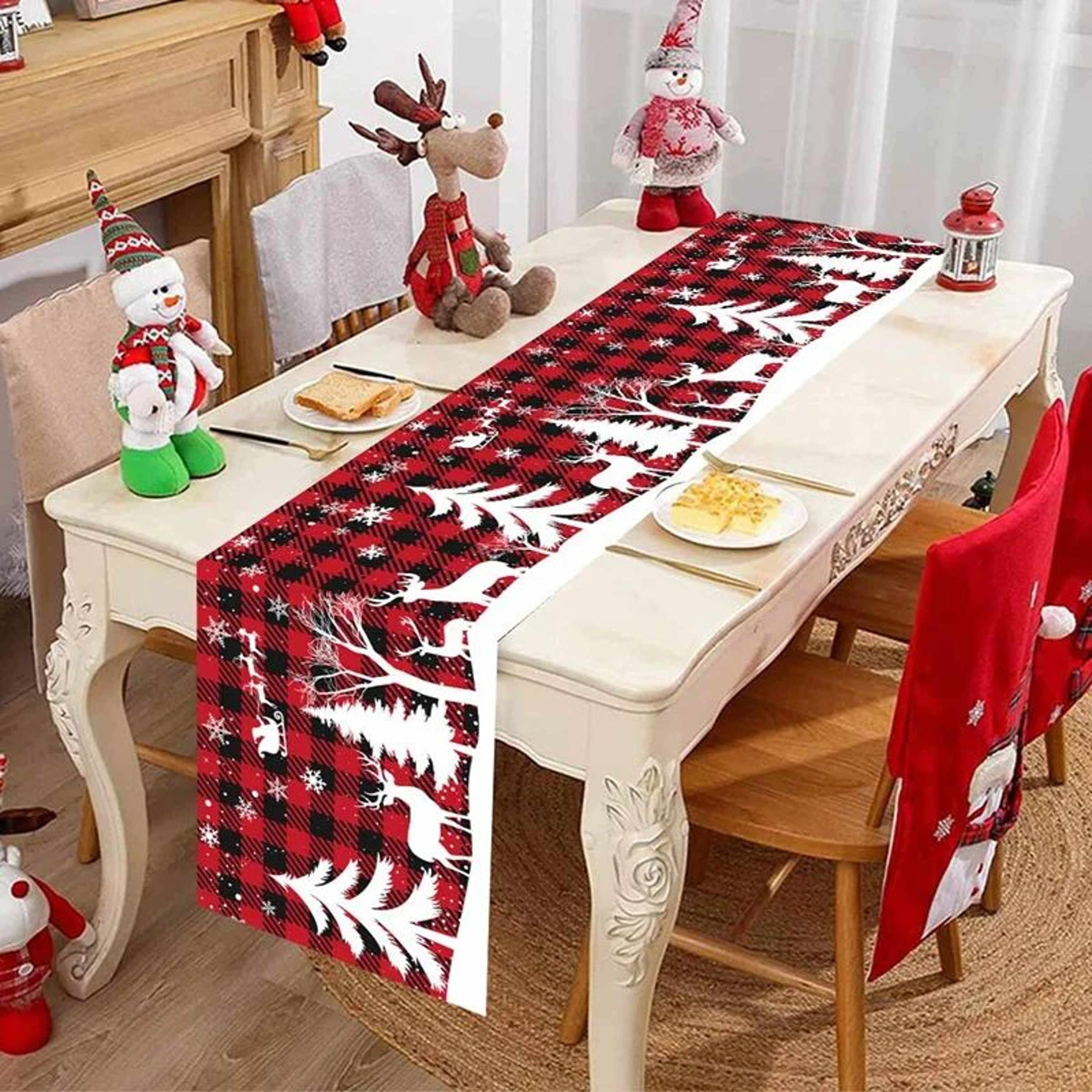 Santa Claus Christmas Table Runner 17