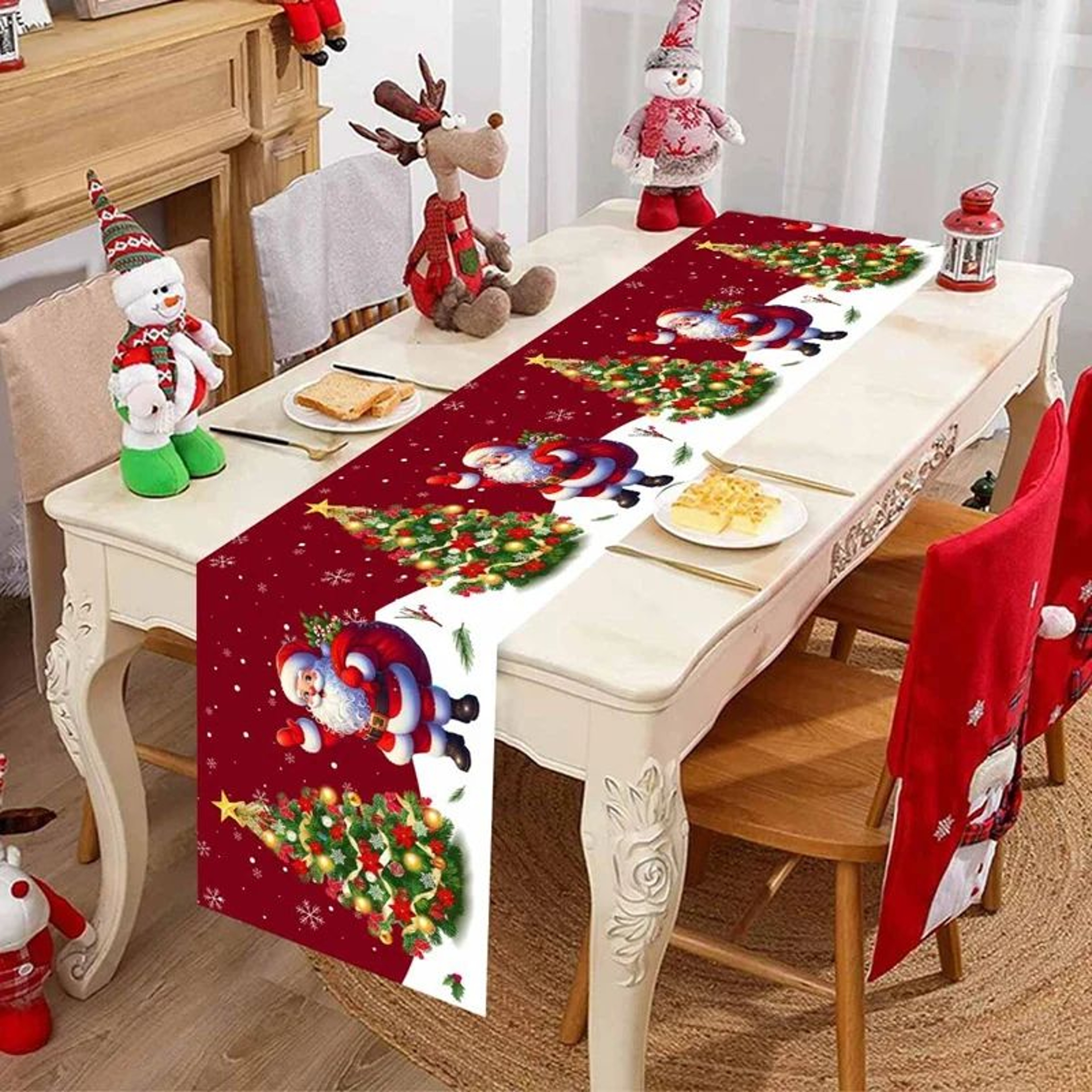 Santa Claus Christmas Table Runner 18