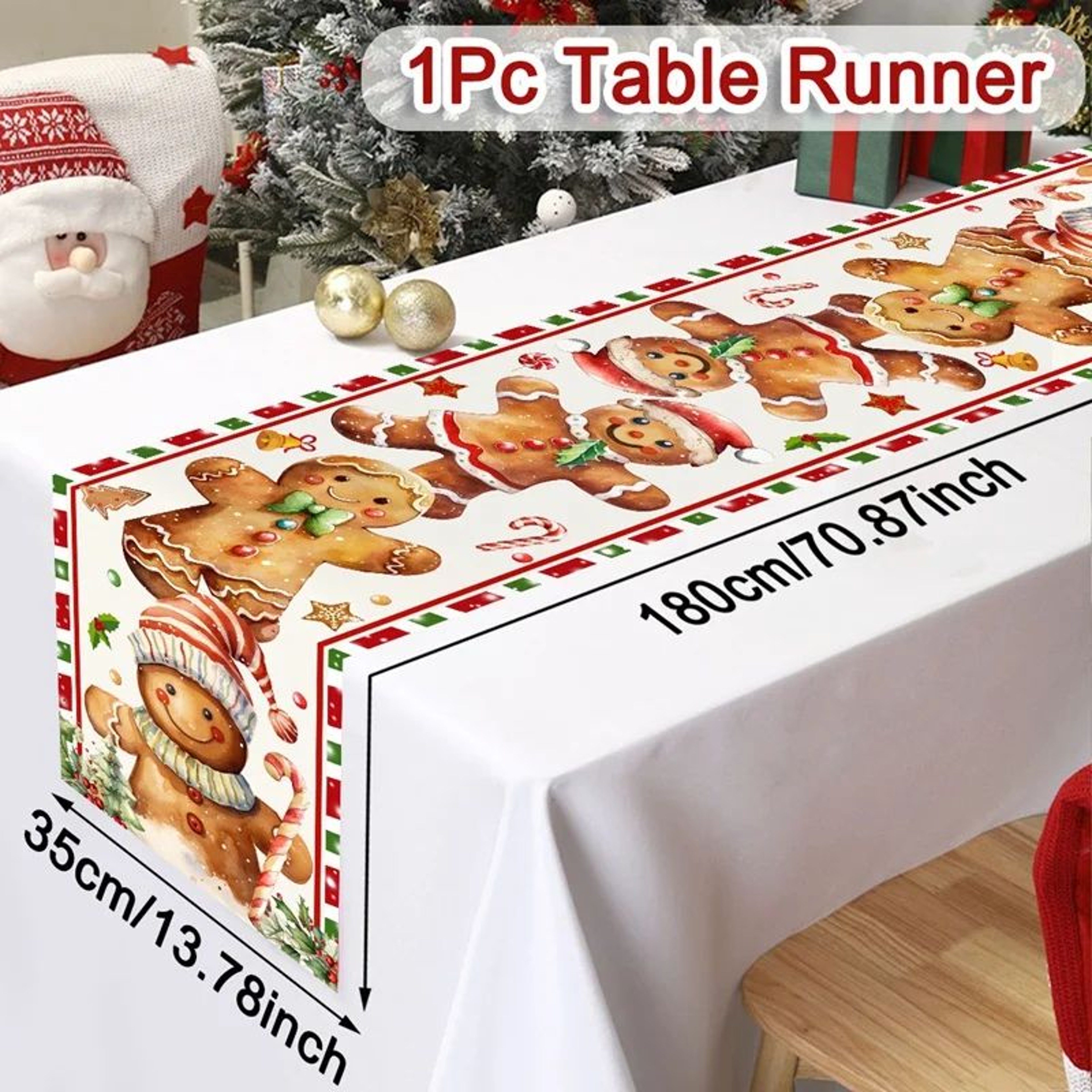 Santa Claus Christmas Table Runner 19