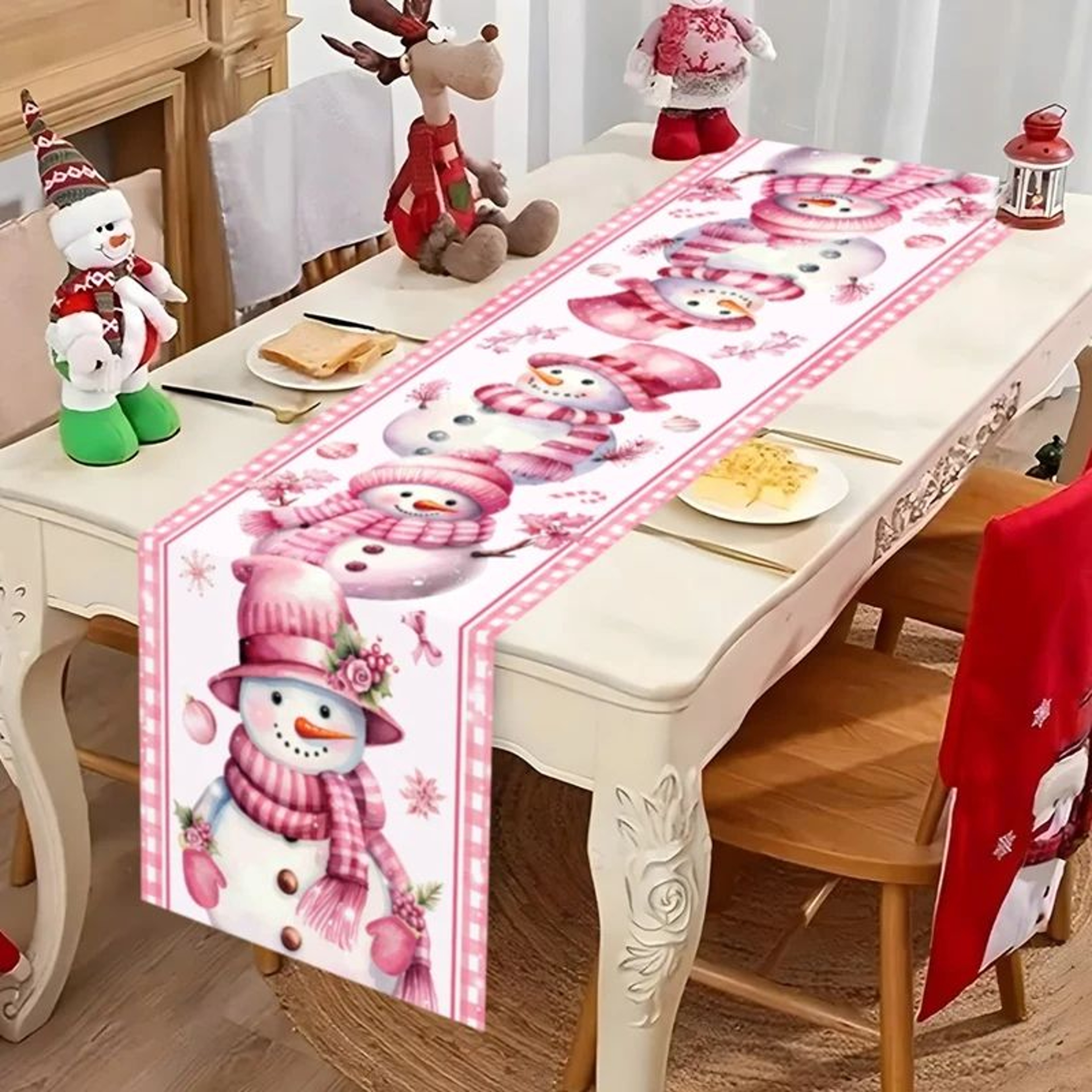 Santa Claus Christmas Table Runner 8
