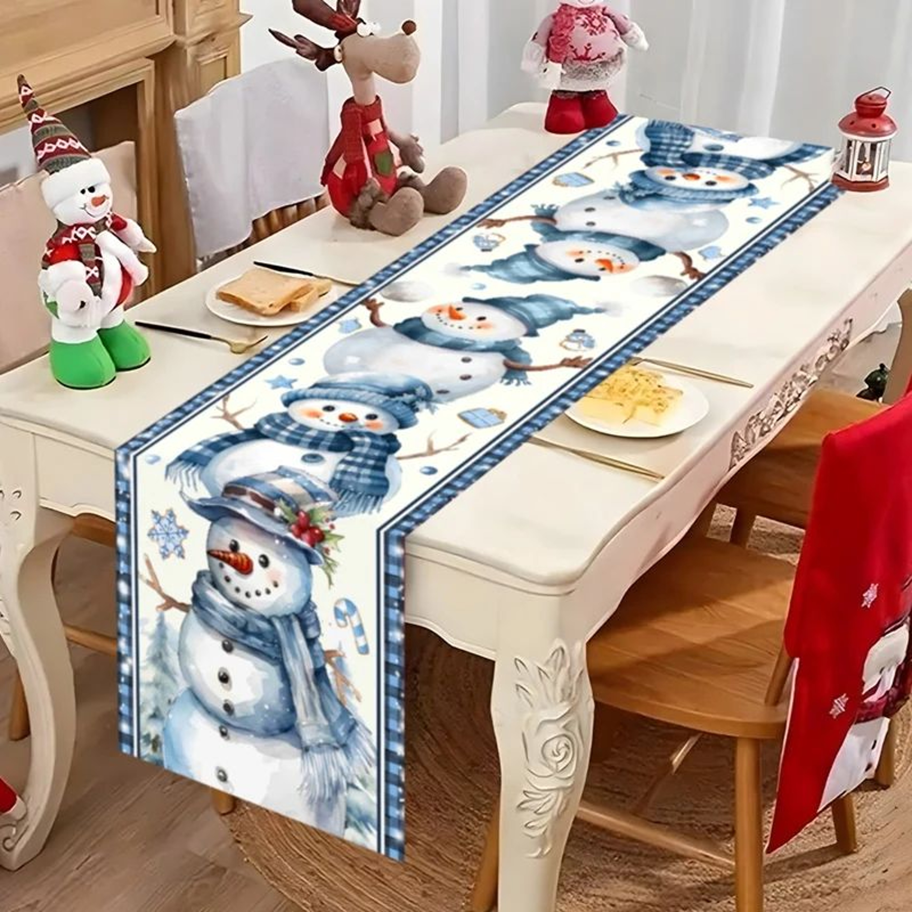 Santa Claus Christmas Table Runner 9