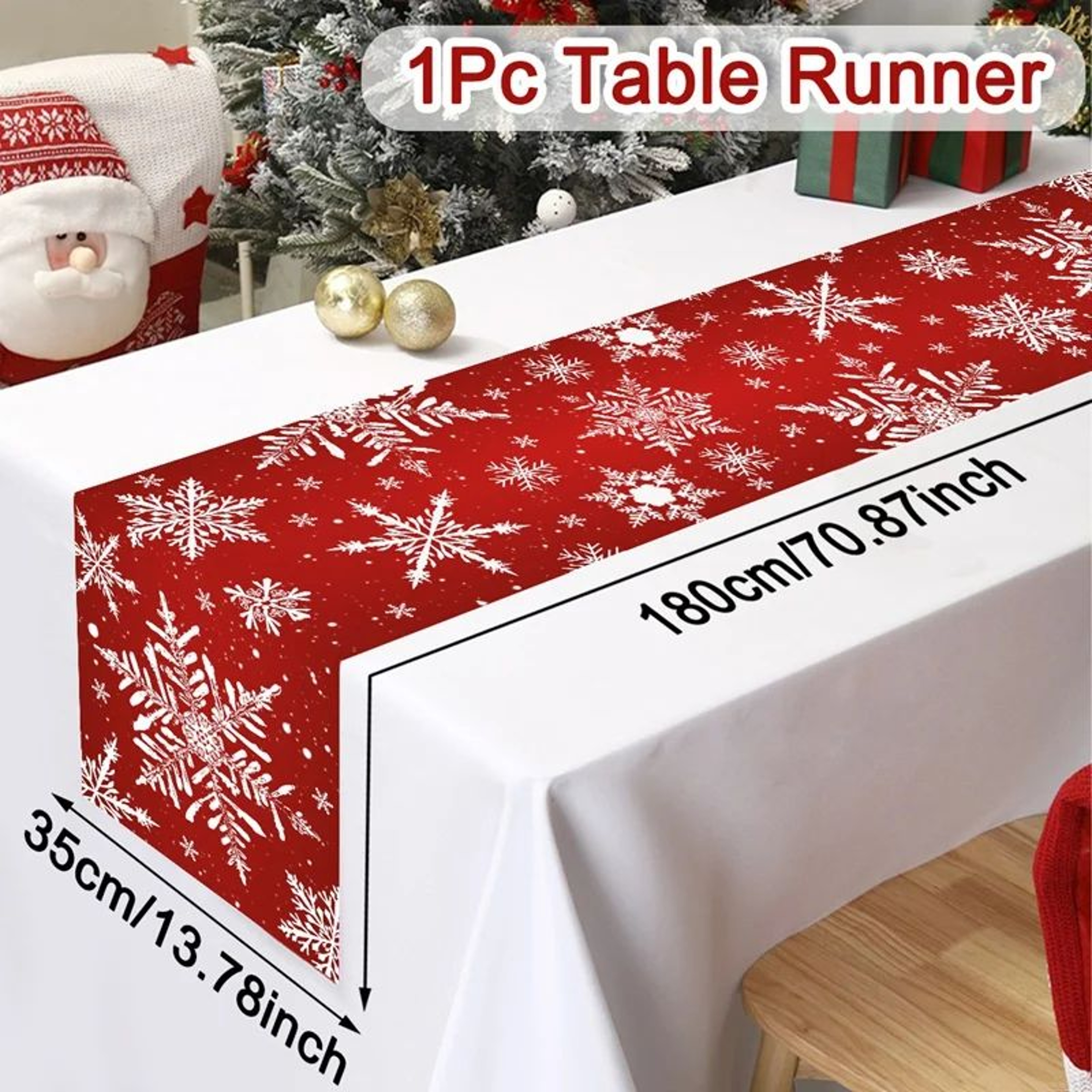 Santa Claus Christmas Table Runner 20