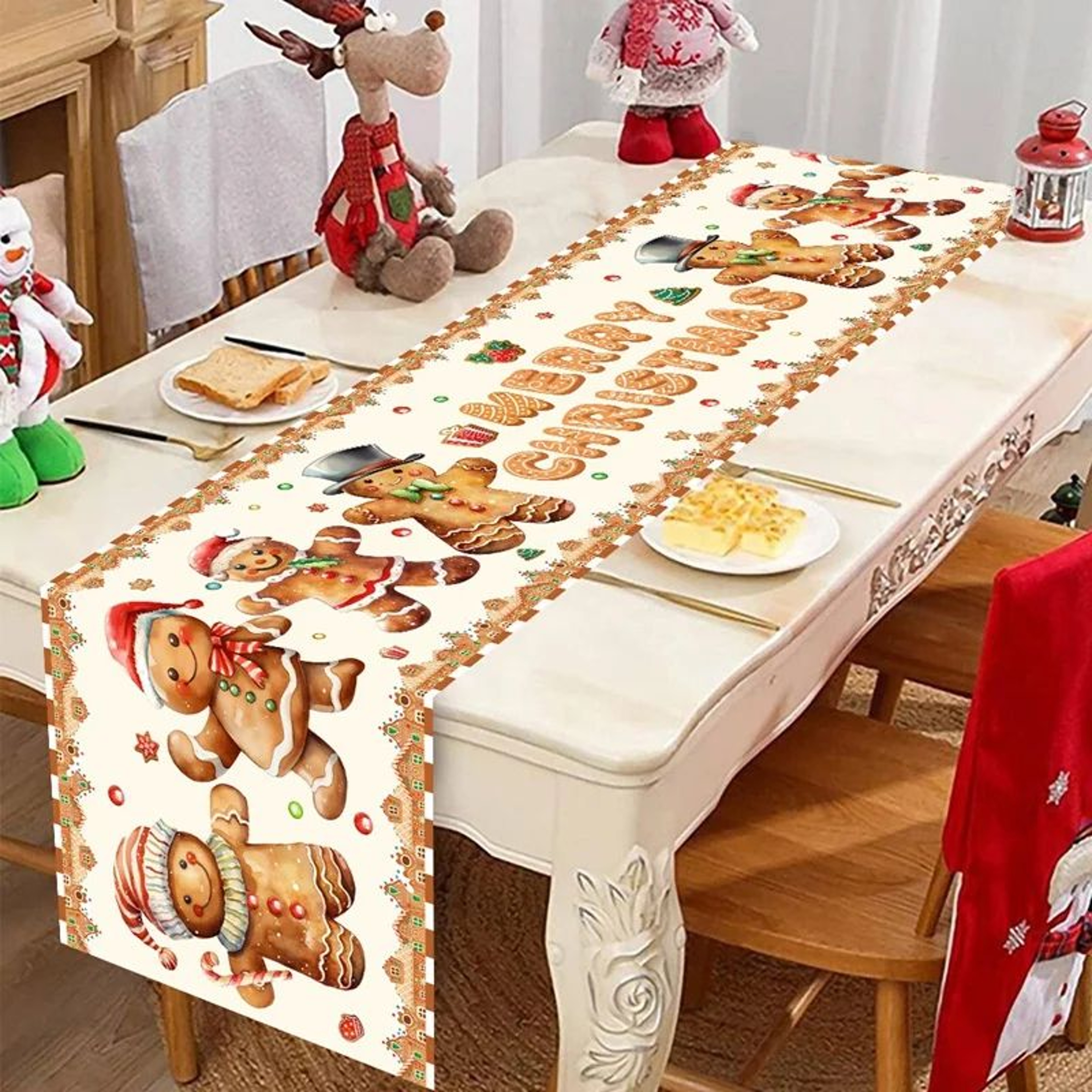 Santa Claus Christmas Table Runner 22