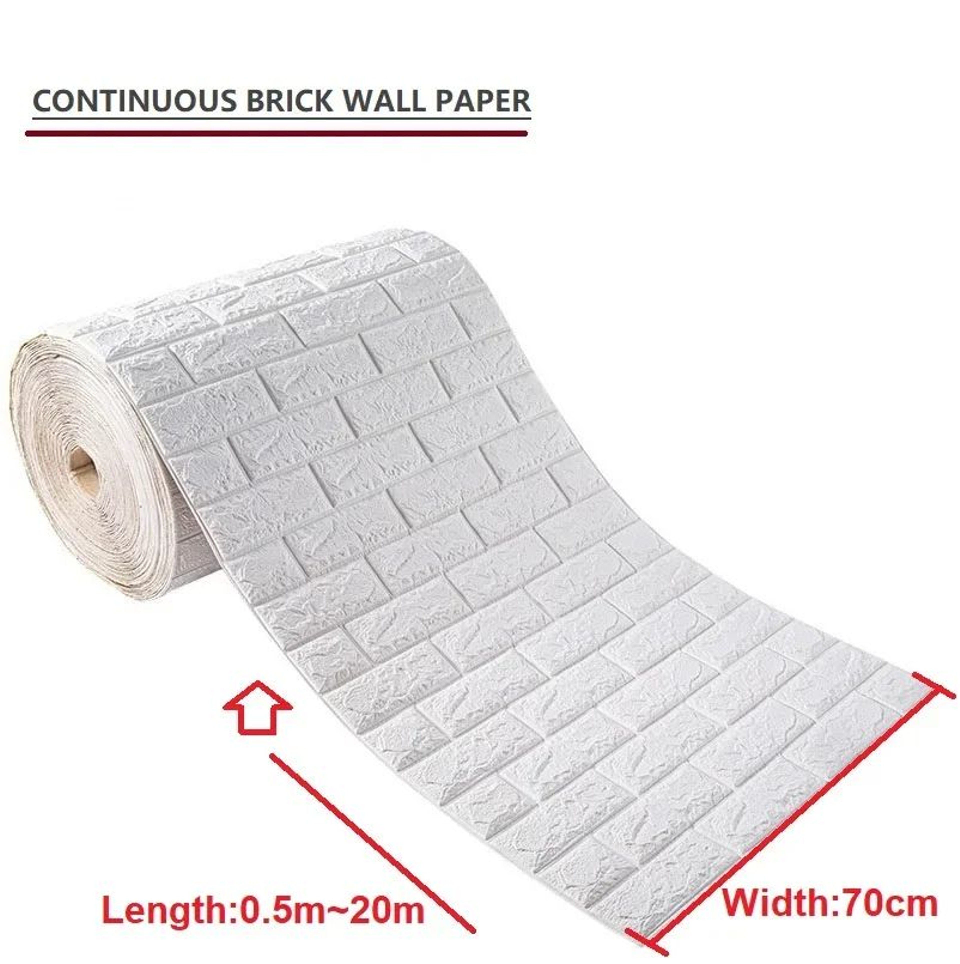 3D Self Adhesive Brick Wall Panels 4