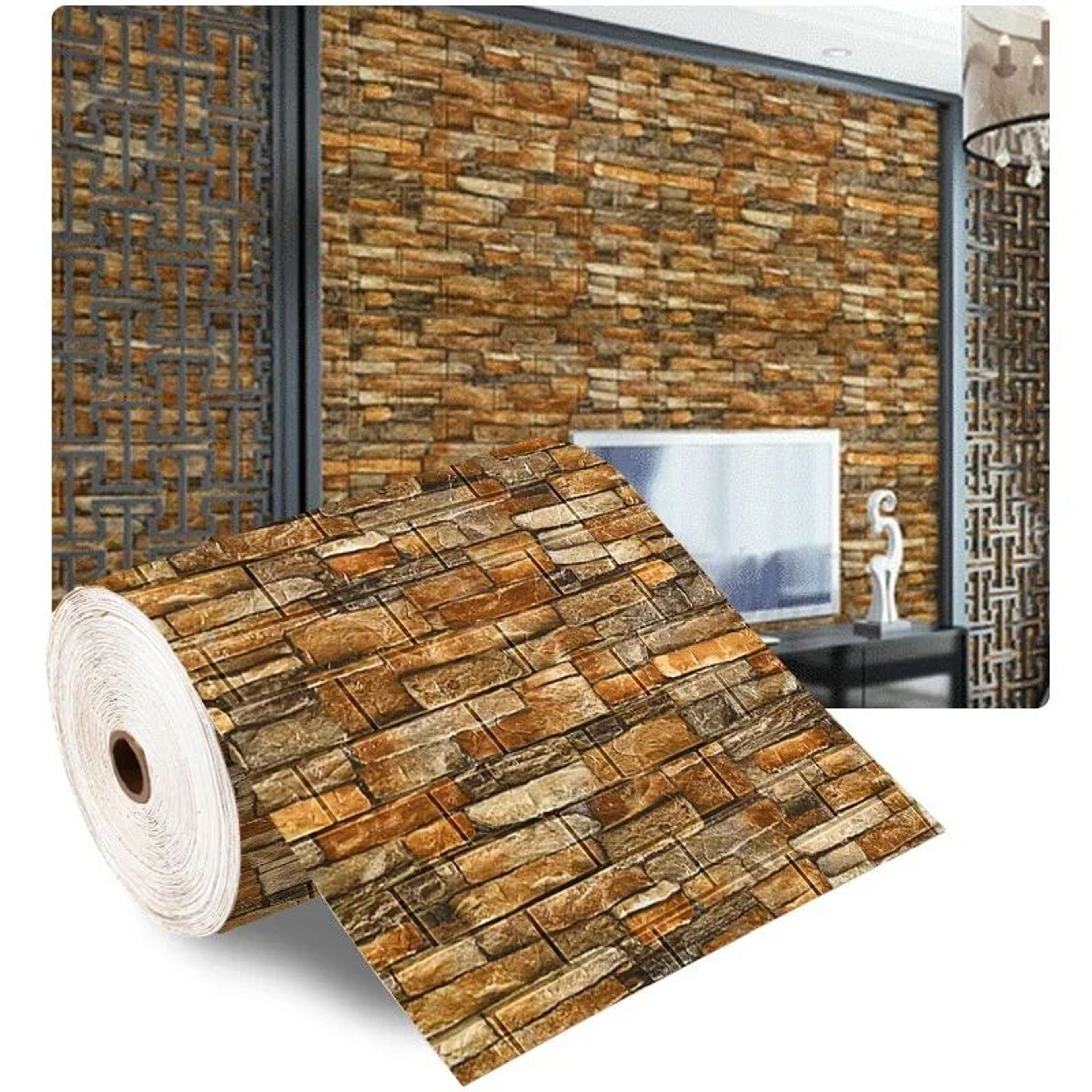 3D Self Adhesive Brick Wall Panels 15