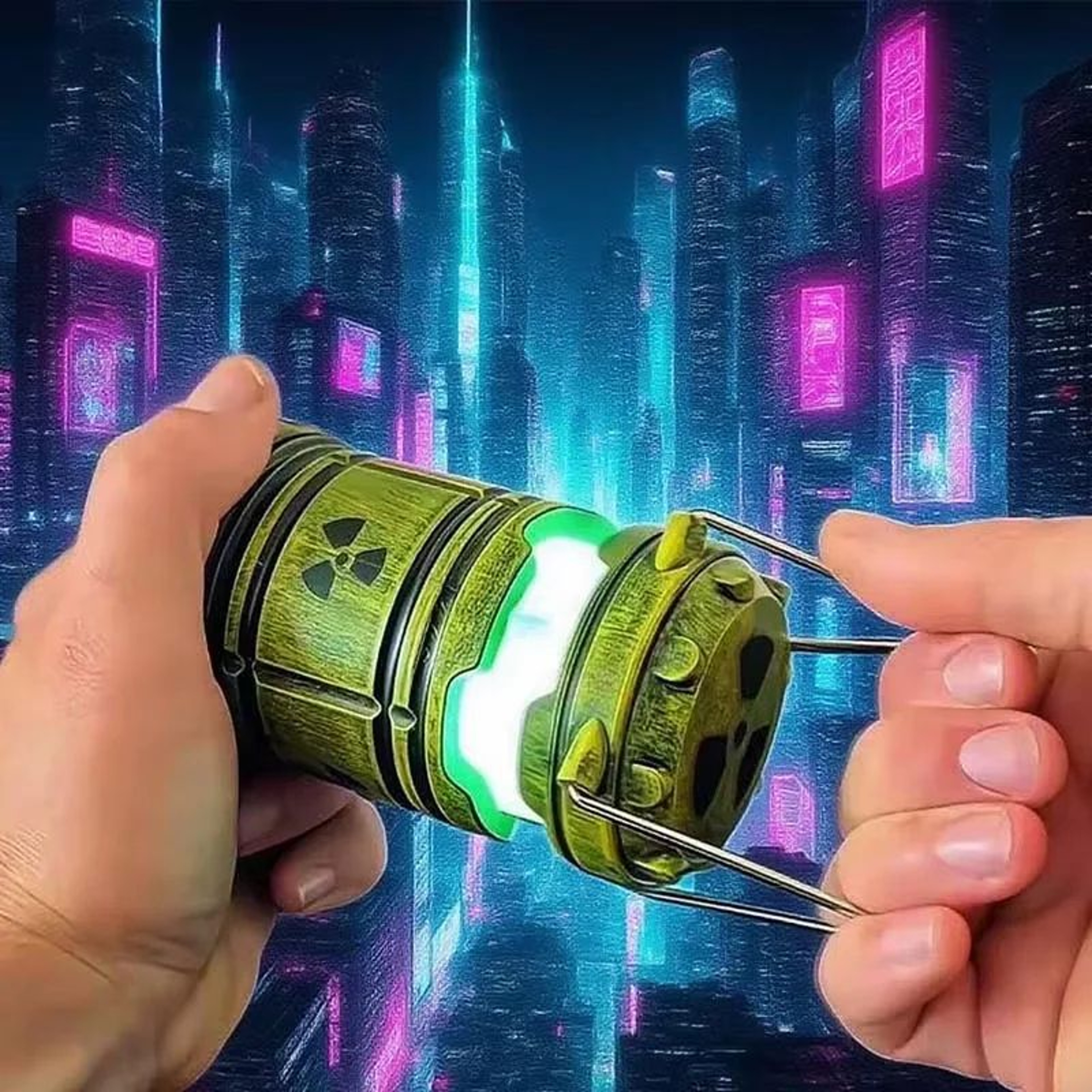 Mini Nuclear Reactor Novelty Night Light 1