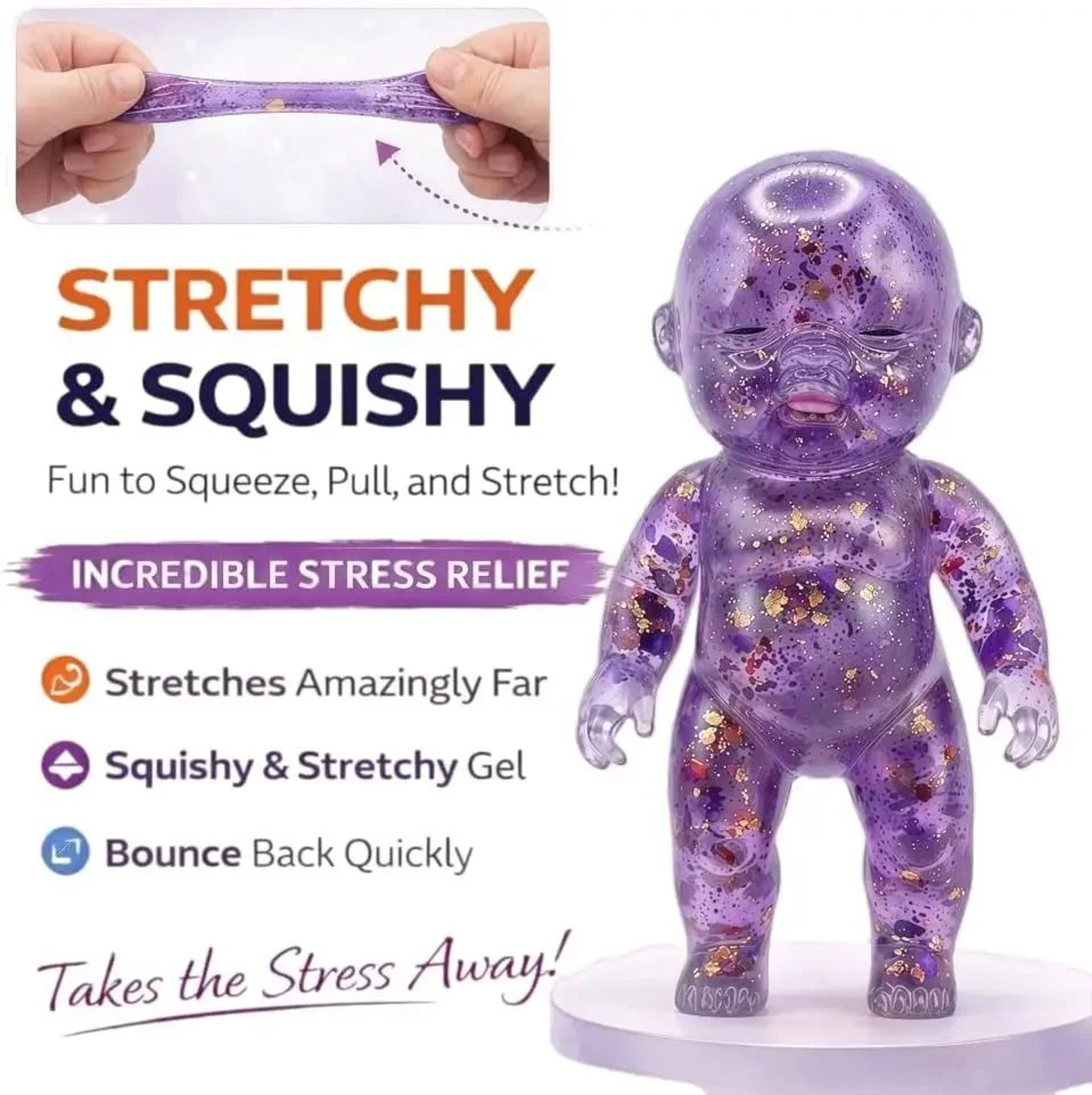 Squishy Baby Slow Rebound Fidget Toy 3