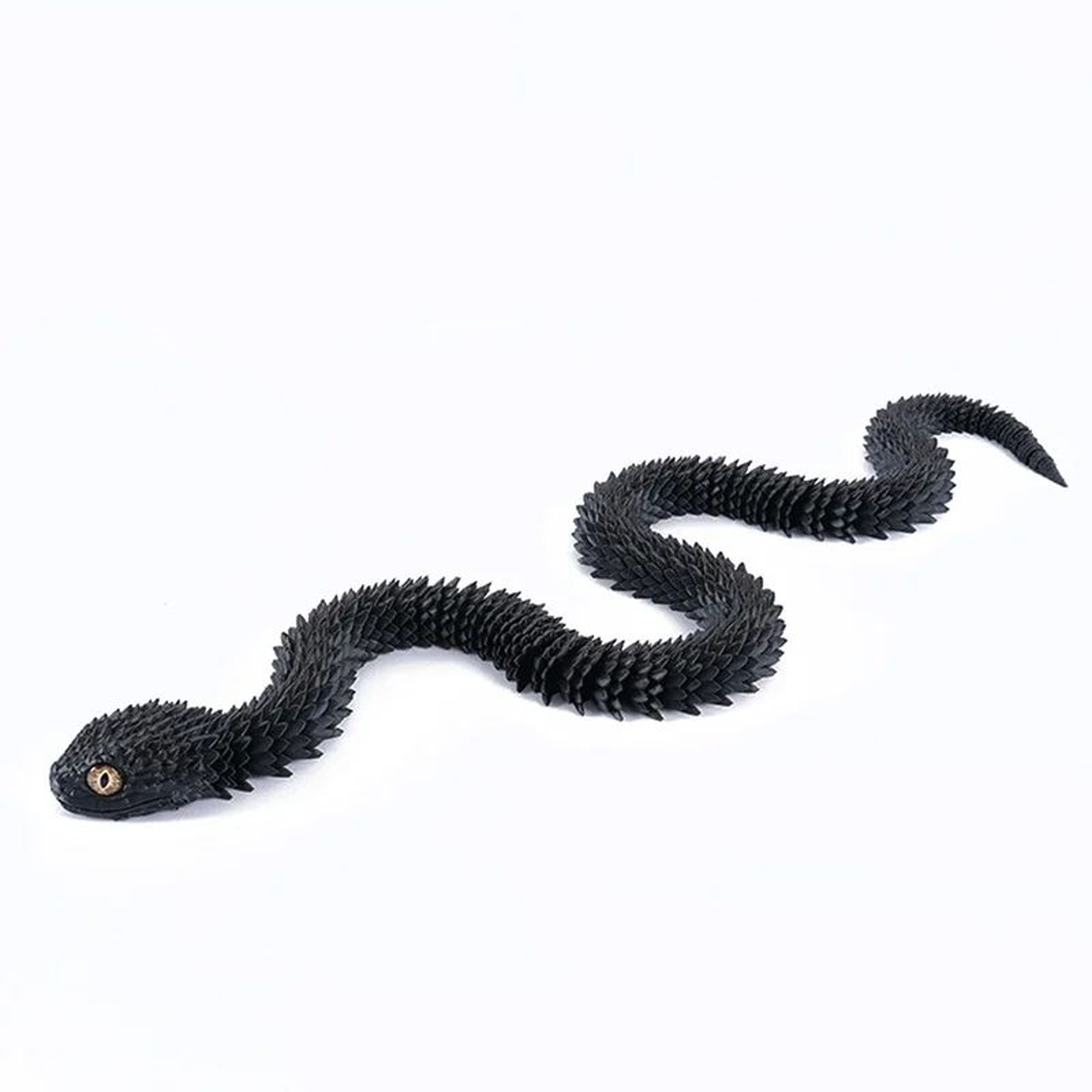 3D Printed Articulated Snake Fidget Toy 5