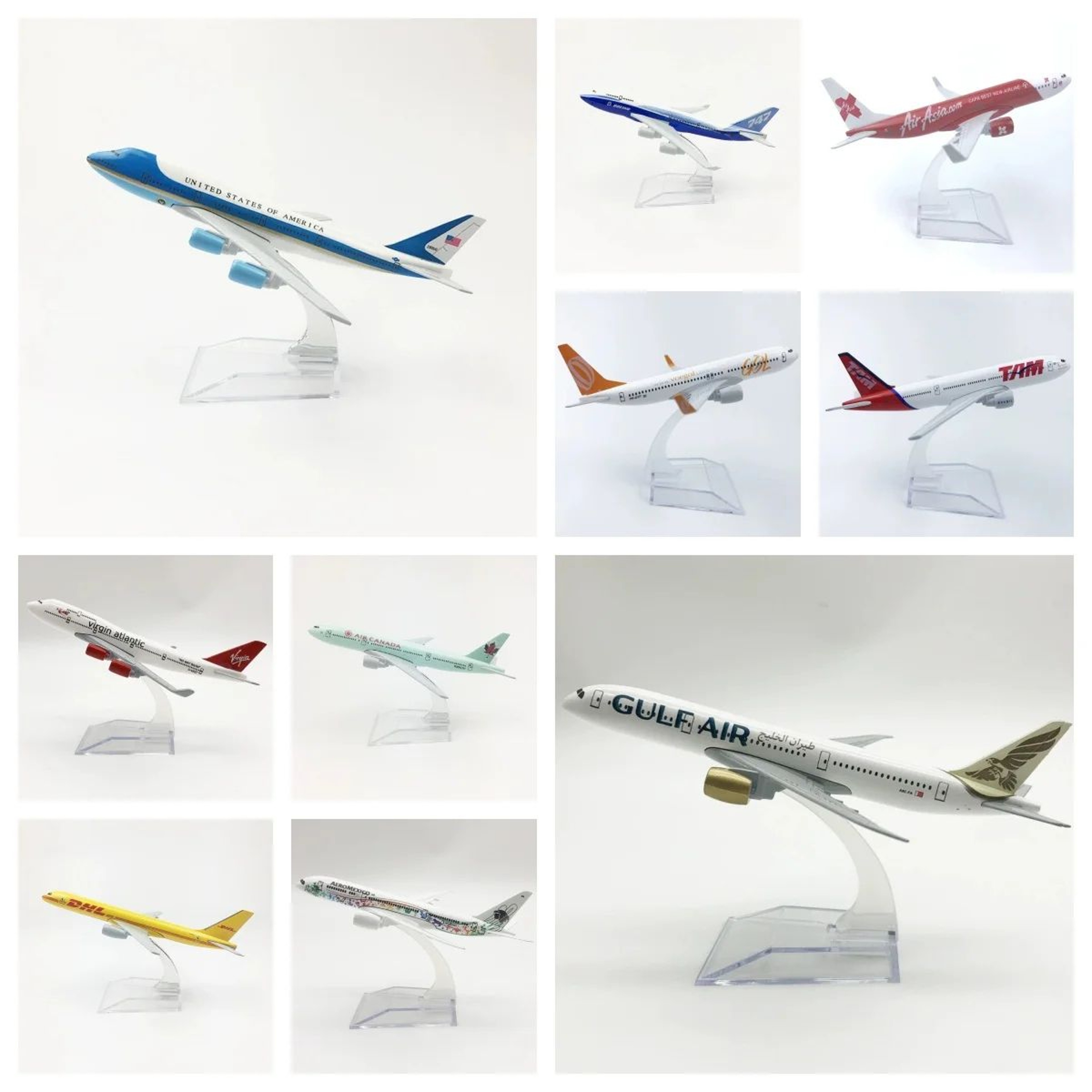 6 Inch Diecast Passenger Airplane Model 0