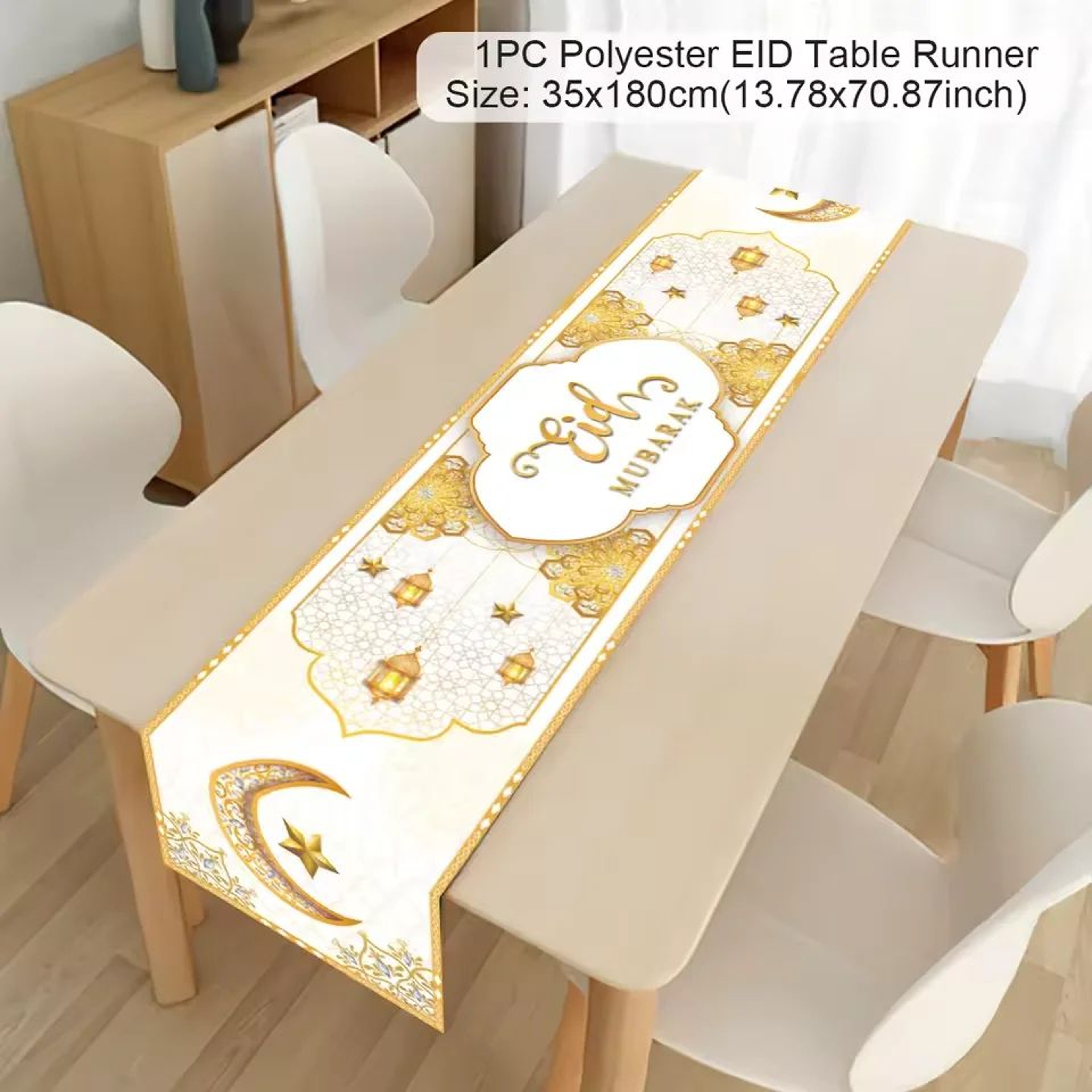Ramadan Mubarak Eid Table Runner 21