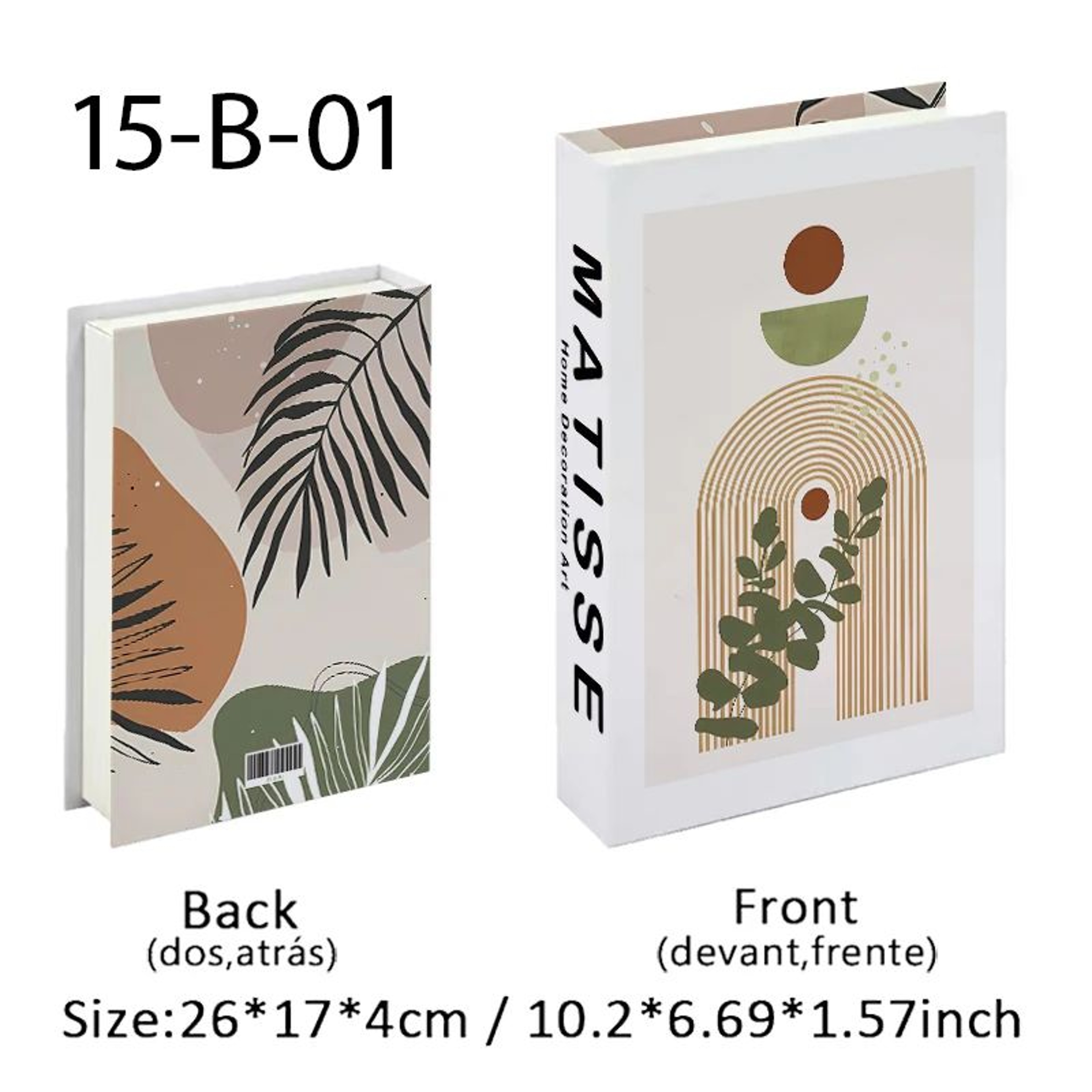 Bauhaus Decorative Book Storage Box 27