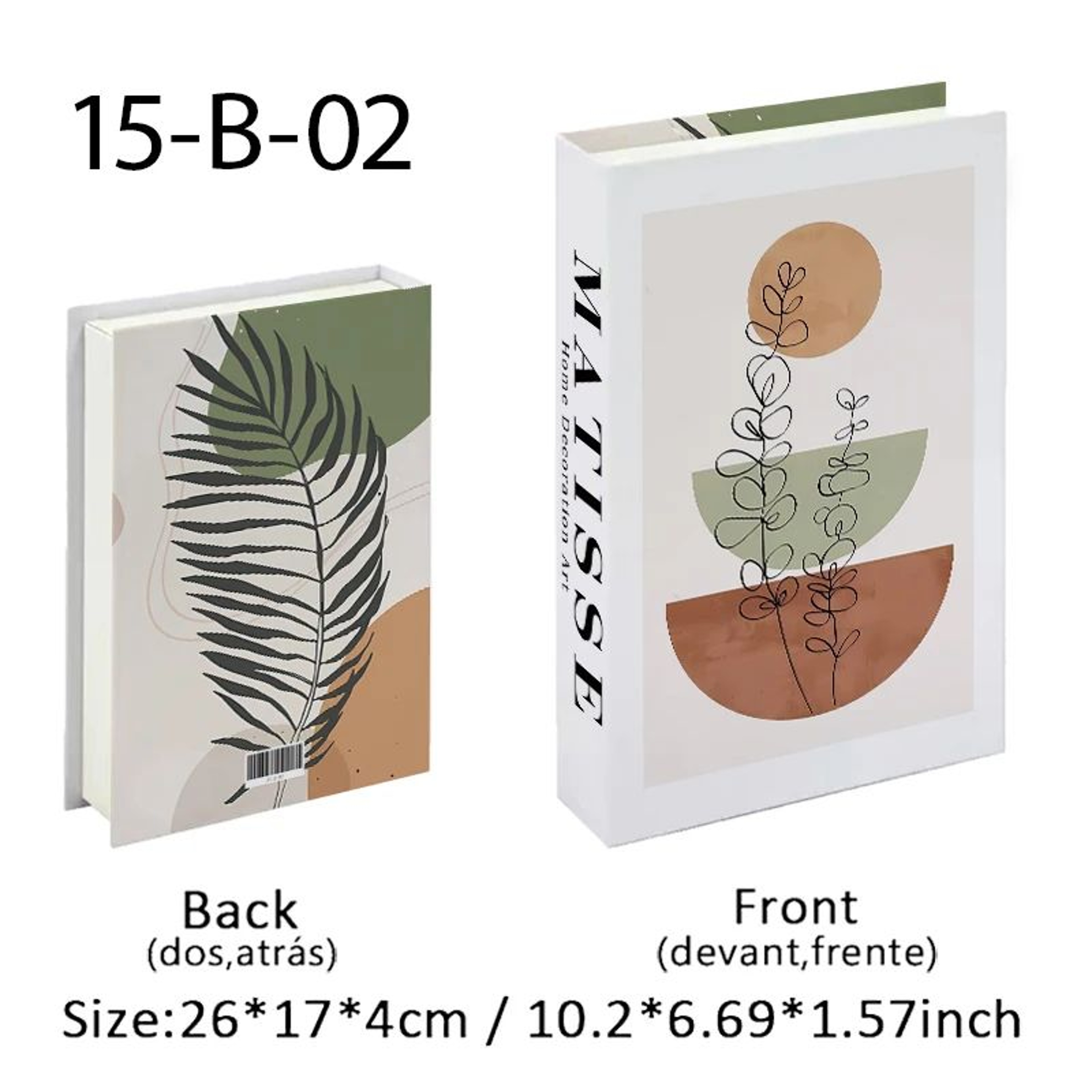 Bauhaus Decorative Book Storage Box 28