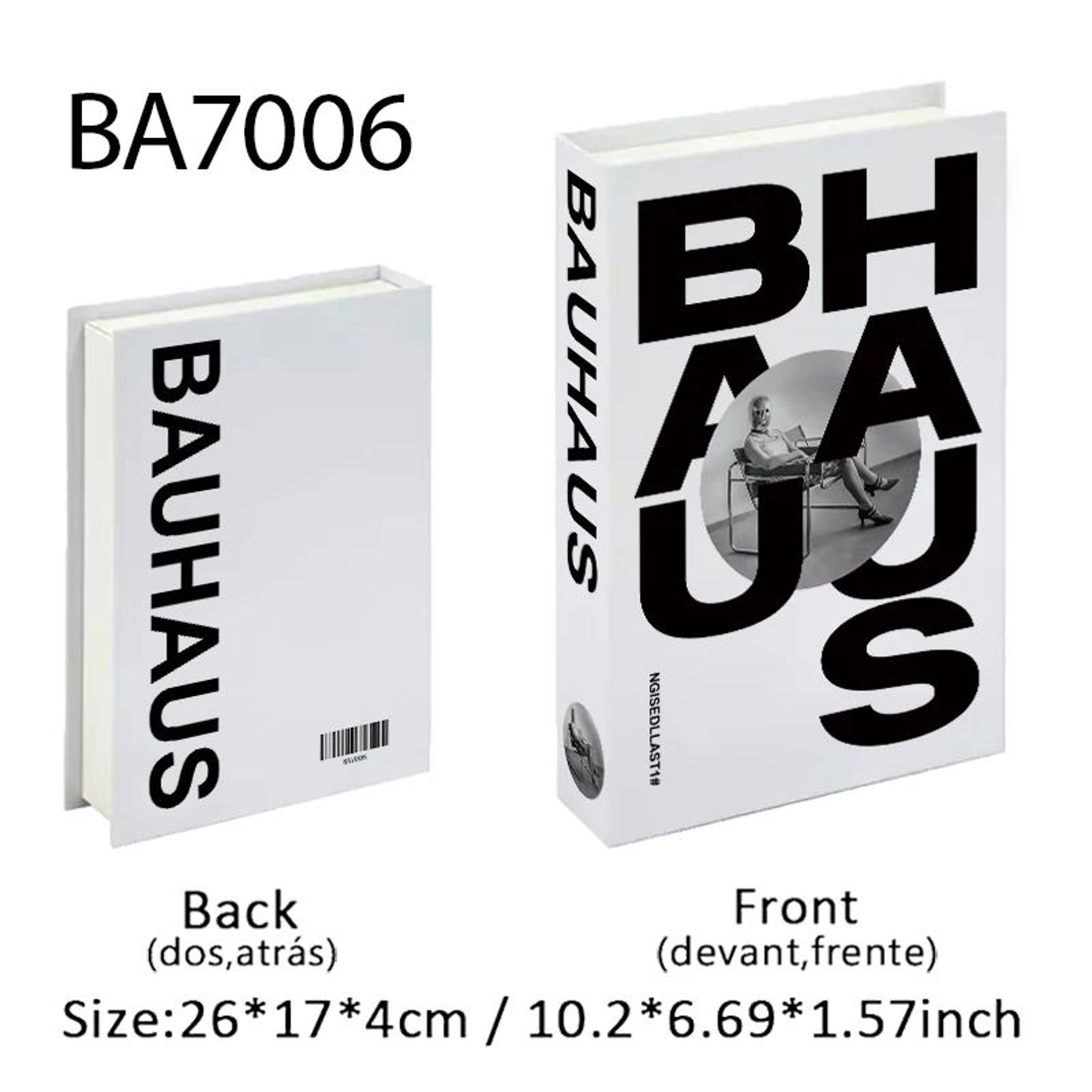 Bauhaus Decorative Book Storage Box 29