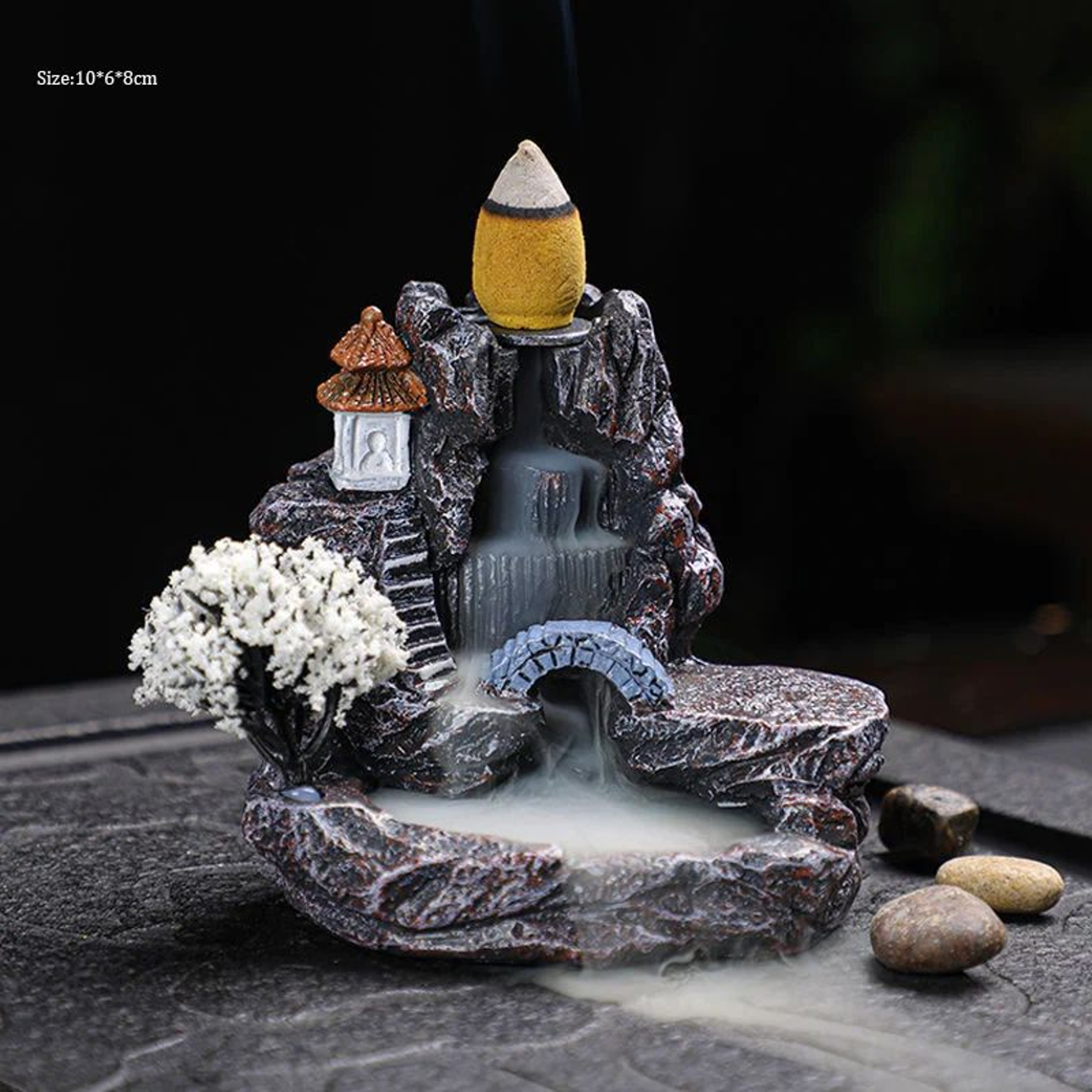 Waterfall Backflow Incense Burner 9