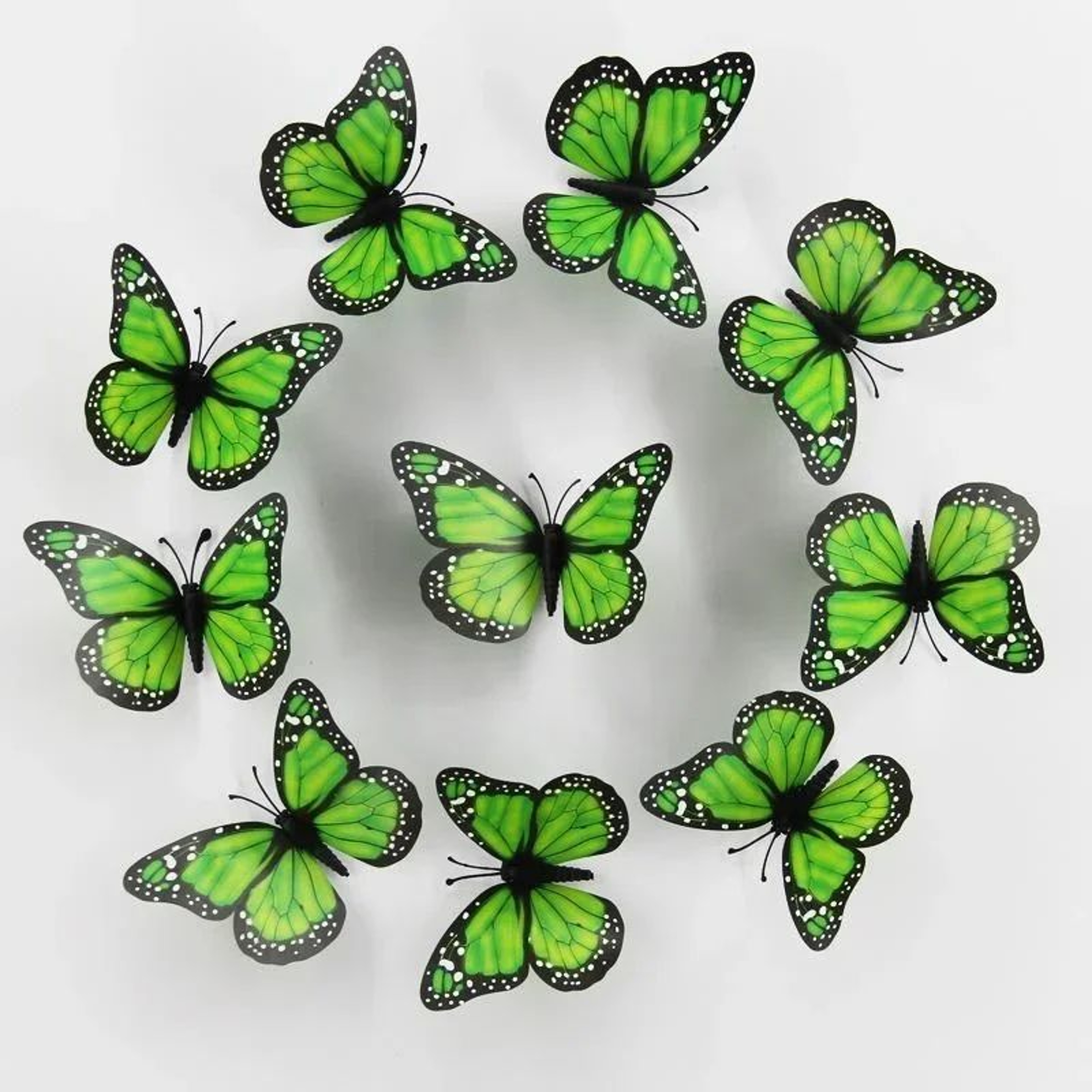 10 Piece Monarch Butterfly Wall Decorations 7