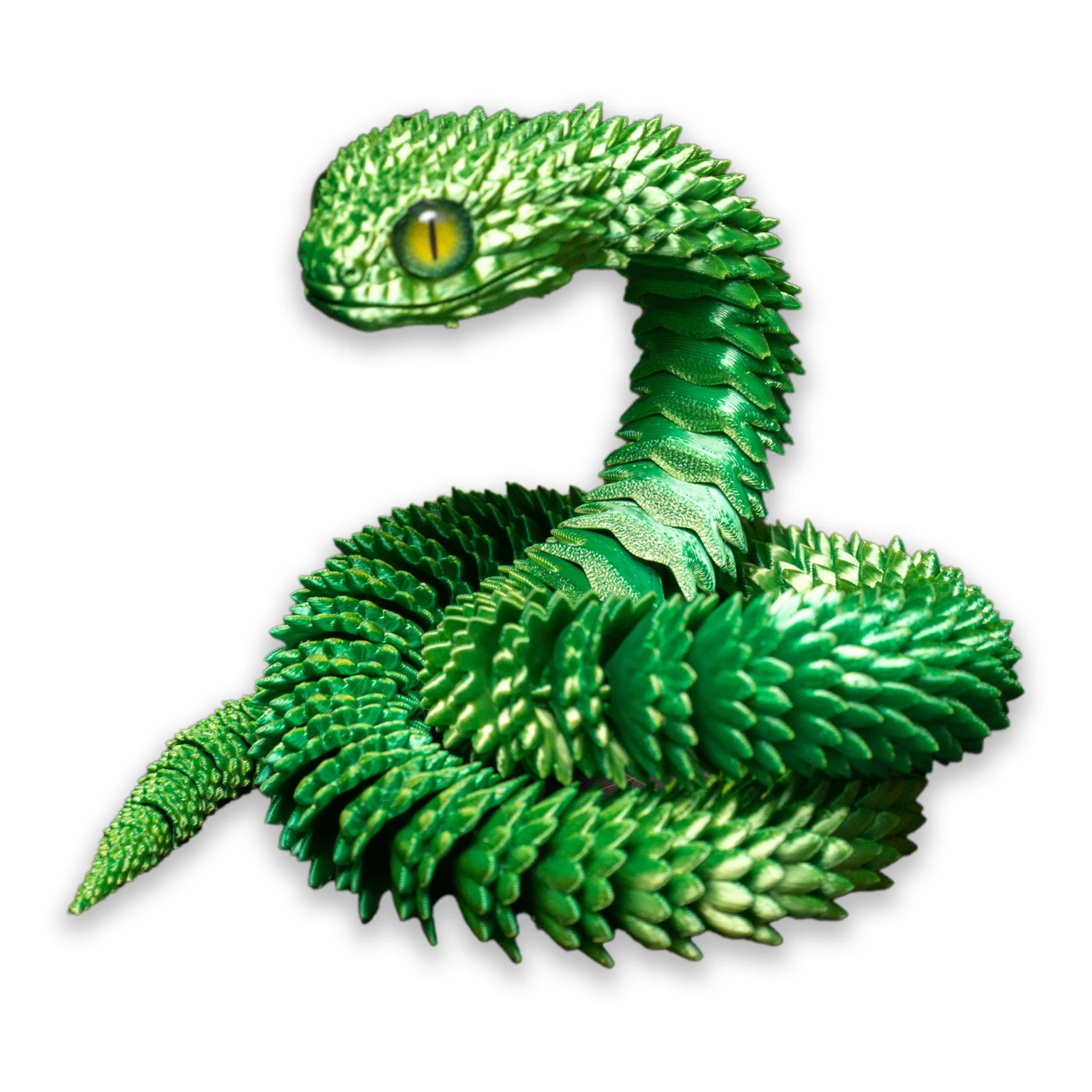 3D Printed Articulated Snake Figure 6