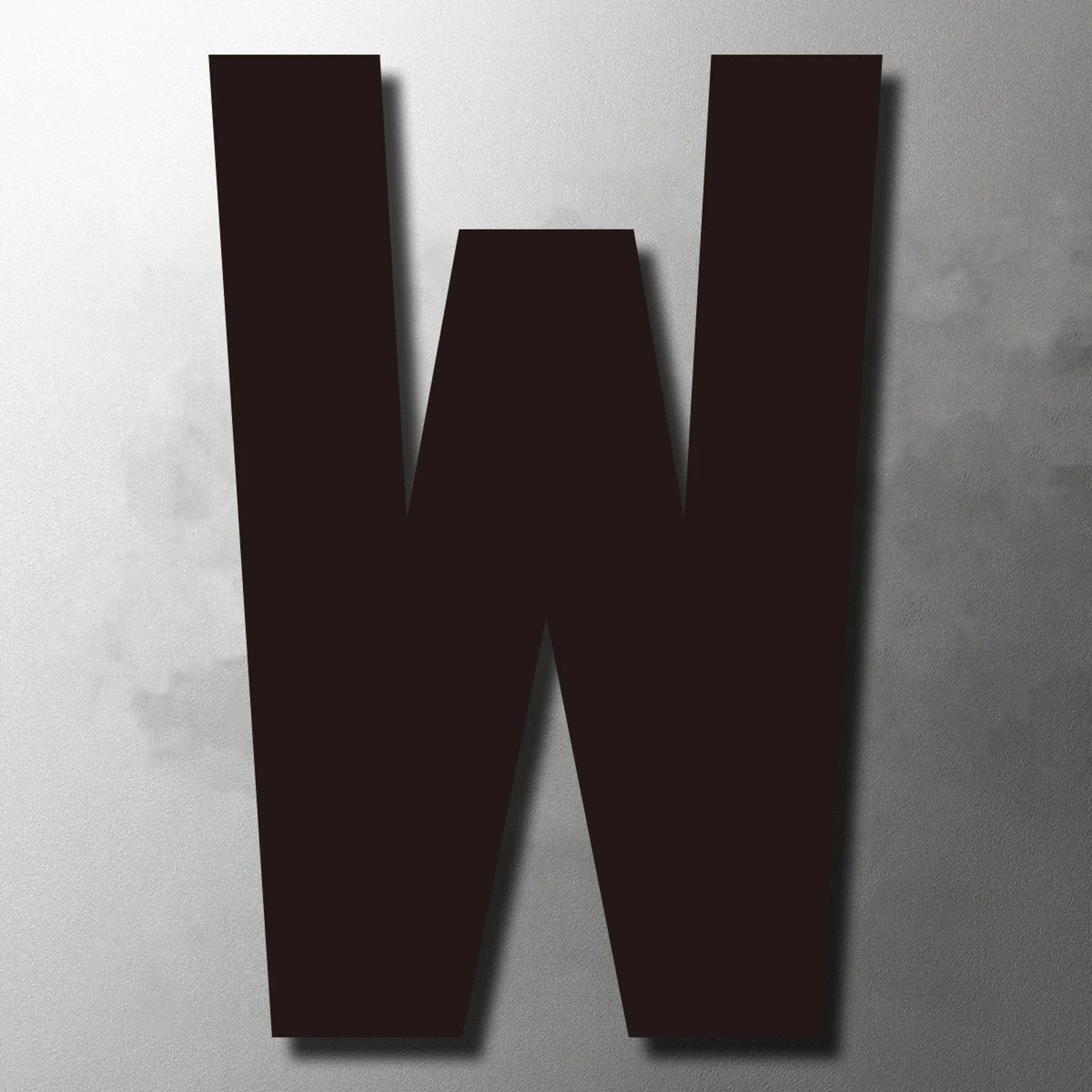 Black Acrylic 3D Letter Wall Decor 22