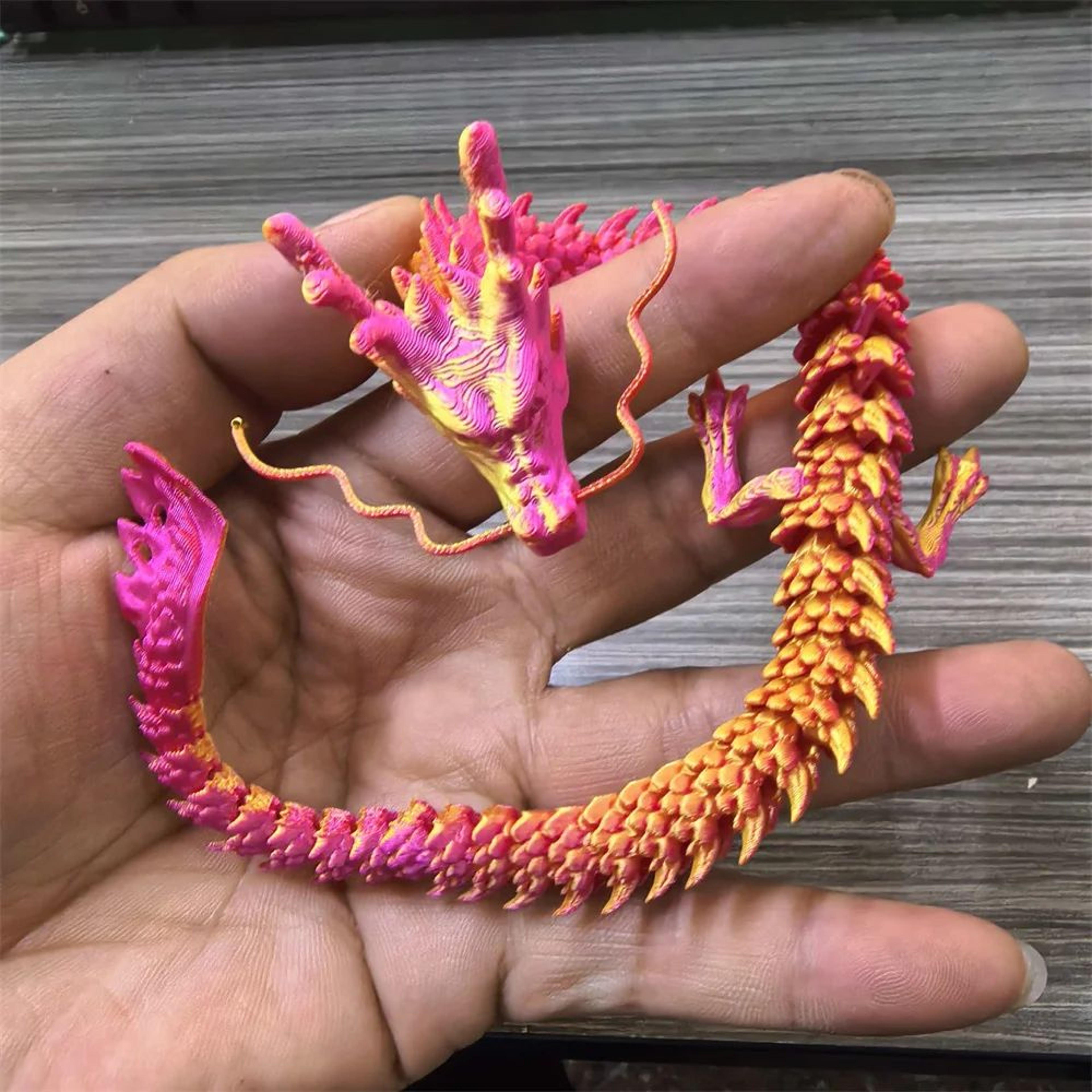 Articulated 3D Printed Dragon Figurine 2