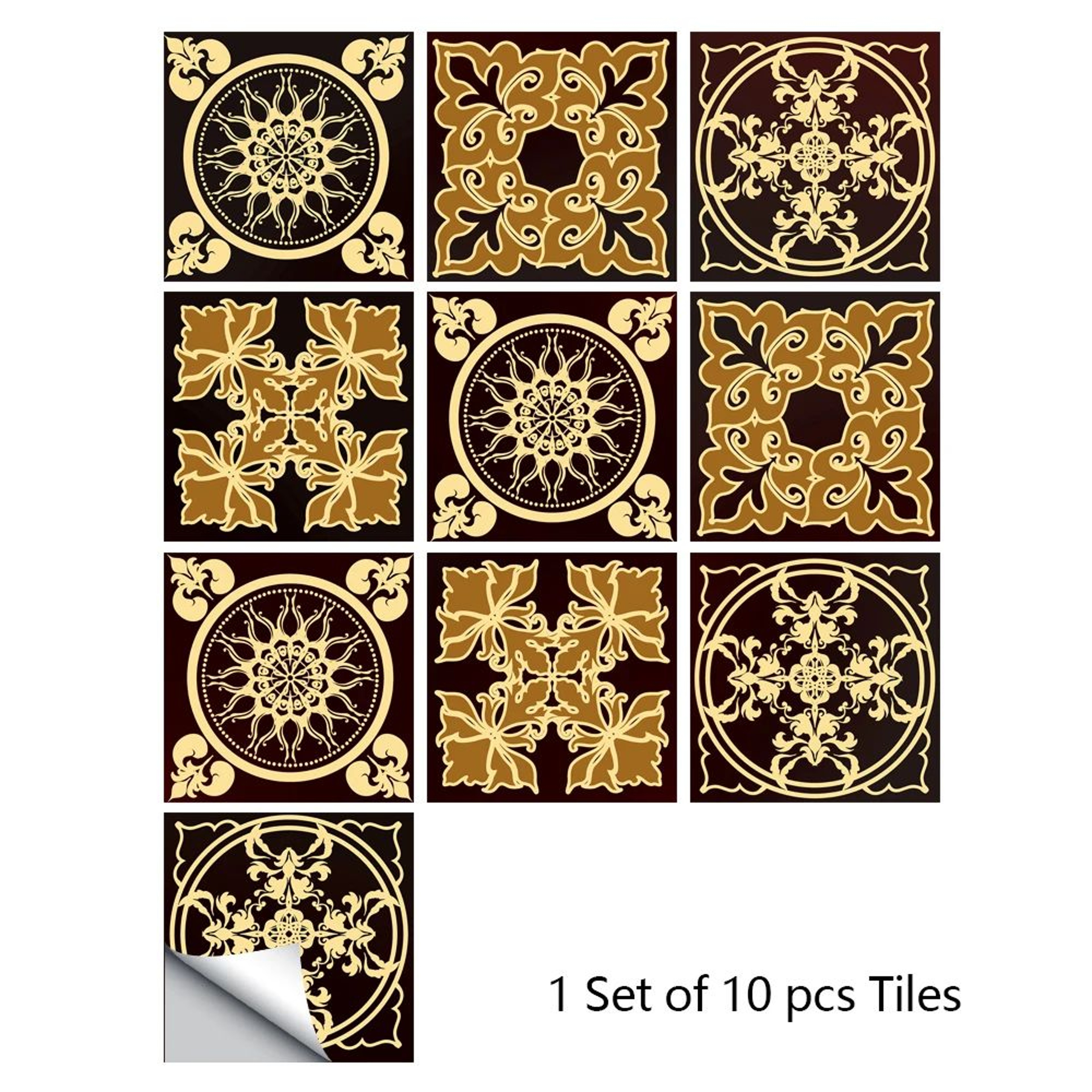 Retro Peel And Stick Tile Stickers 13