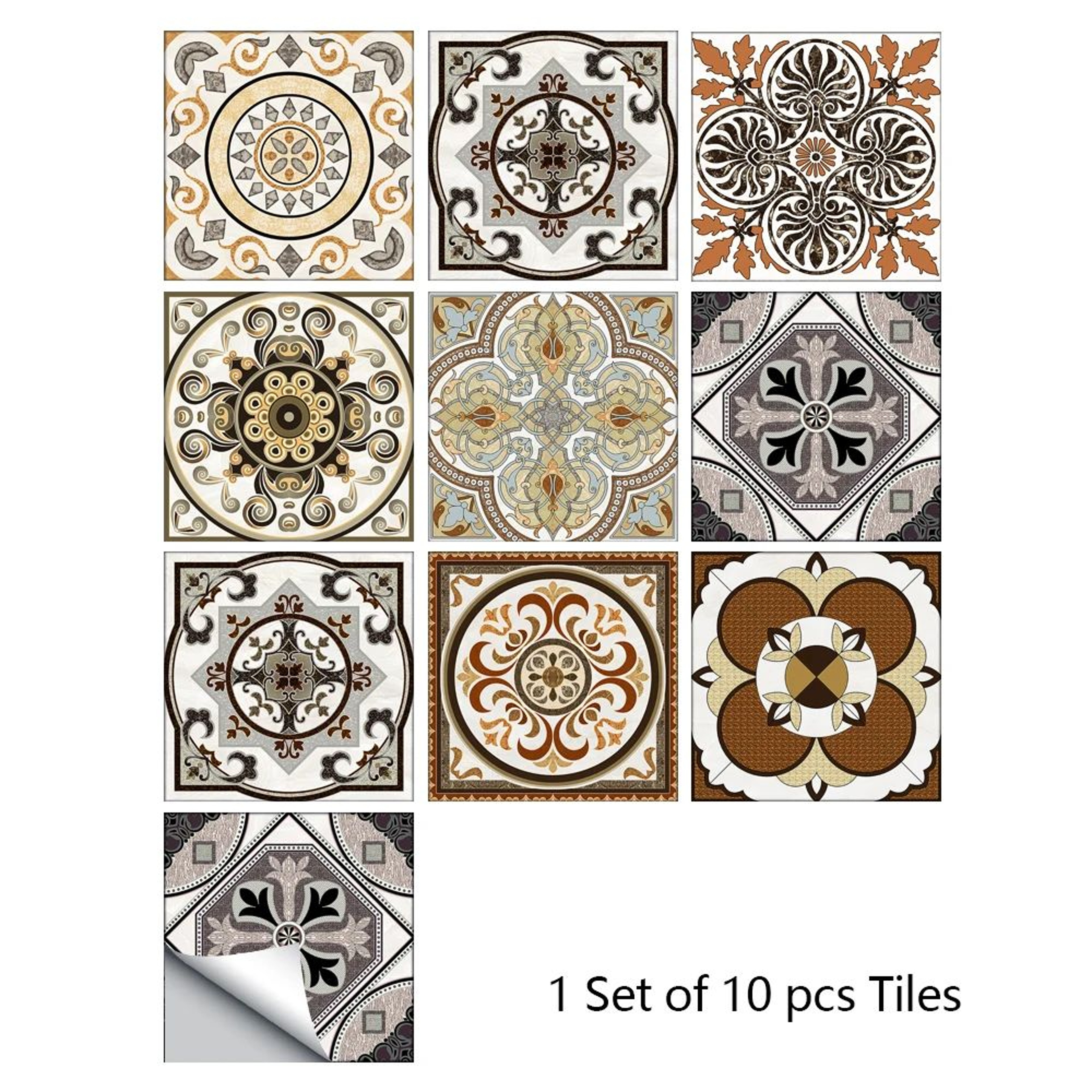 Retro Peel And Stick Tile Stickers 14