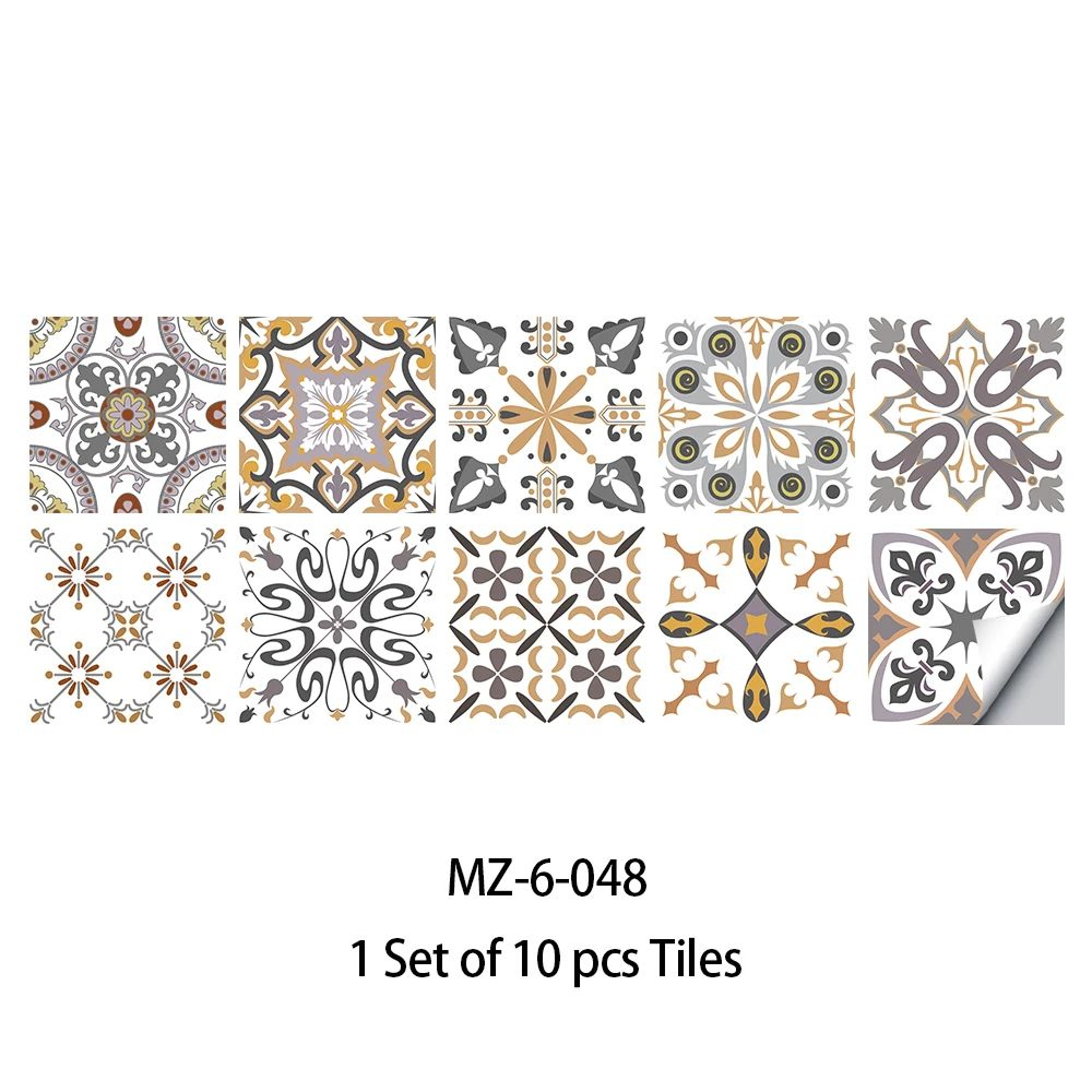Blue Gray Peel And Stick Tile Stickers 25
