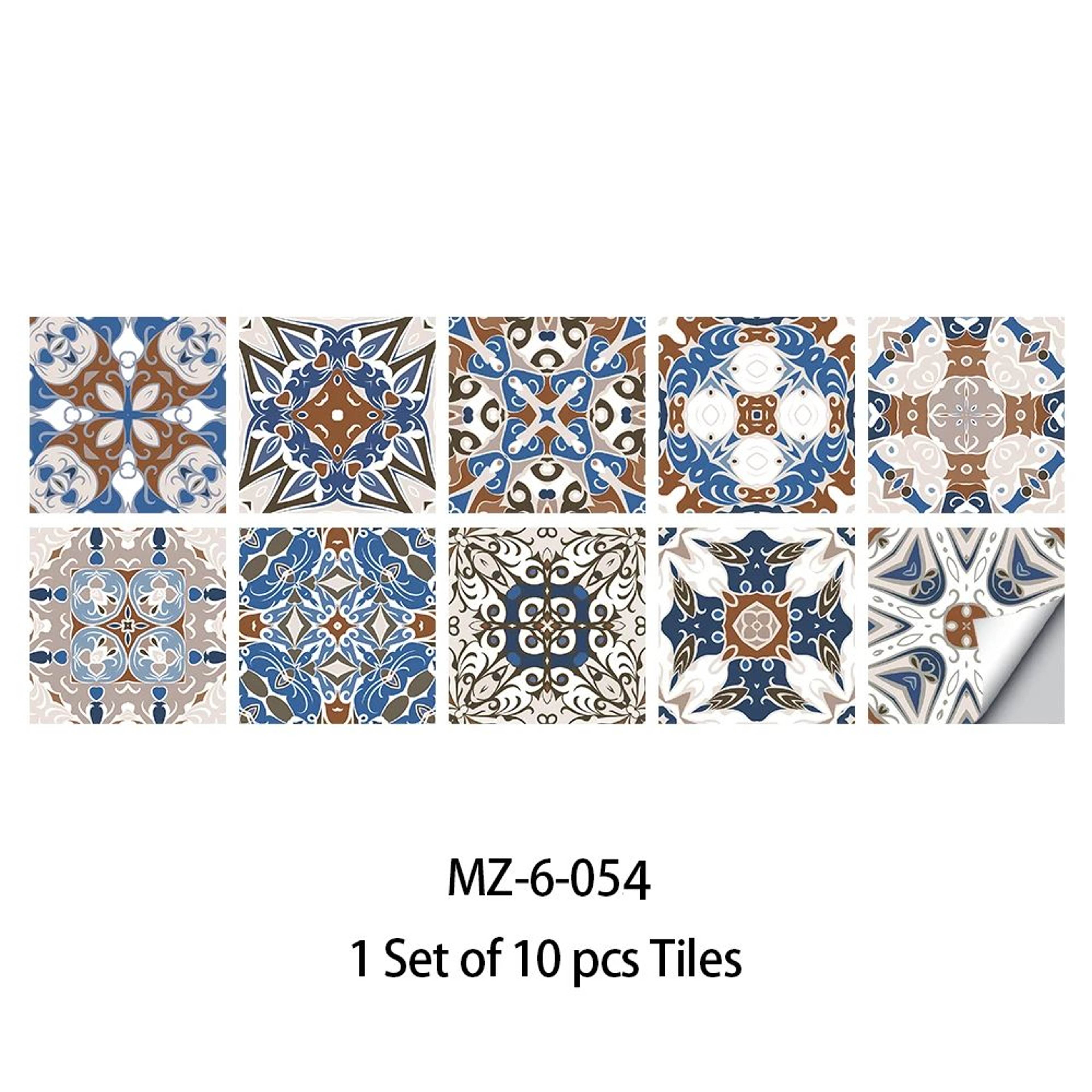 Blue Gray Peel And Stick Tile Stickers 29