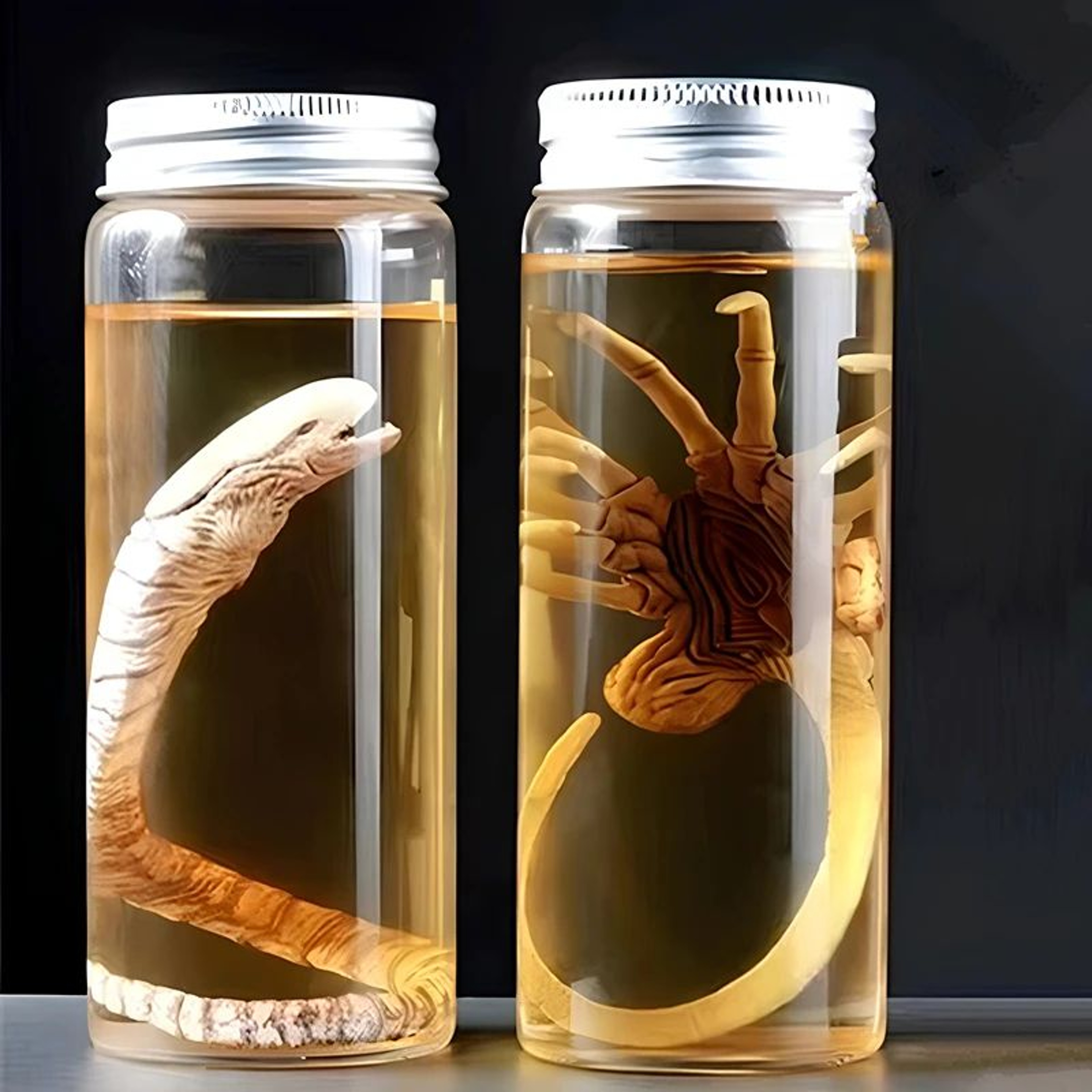 Alien Specimen Jar Sci Fi Display Prop 5