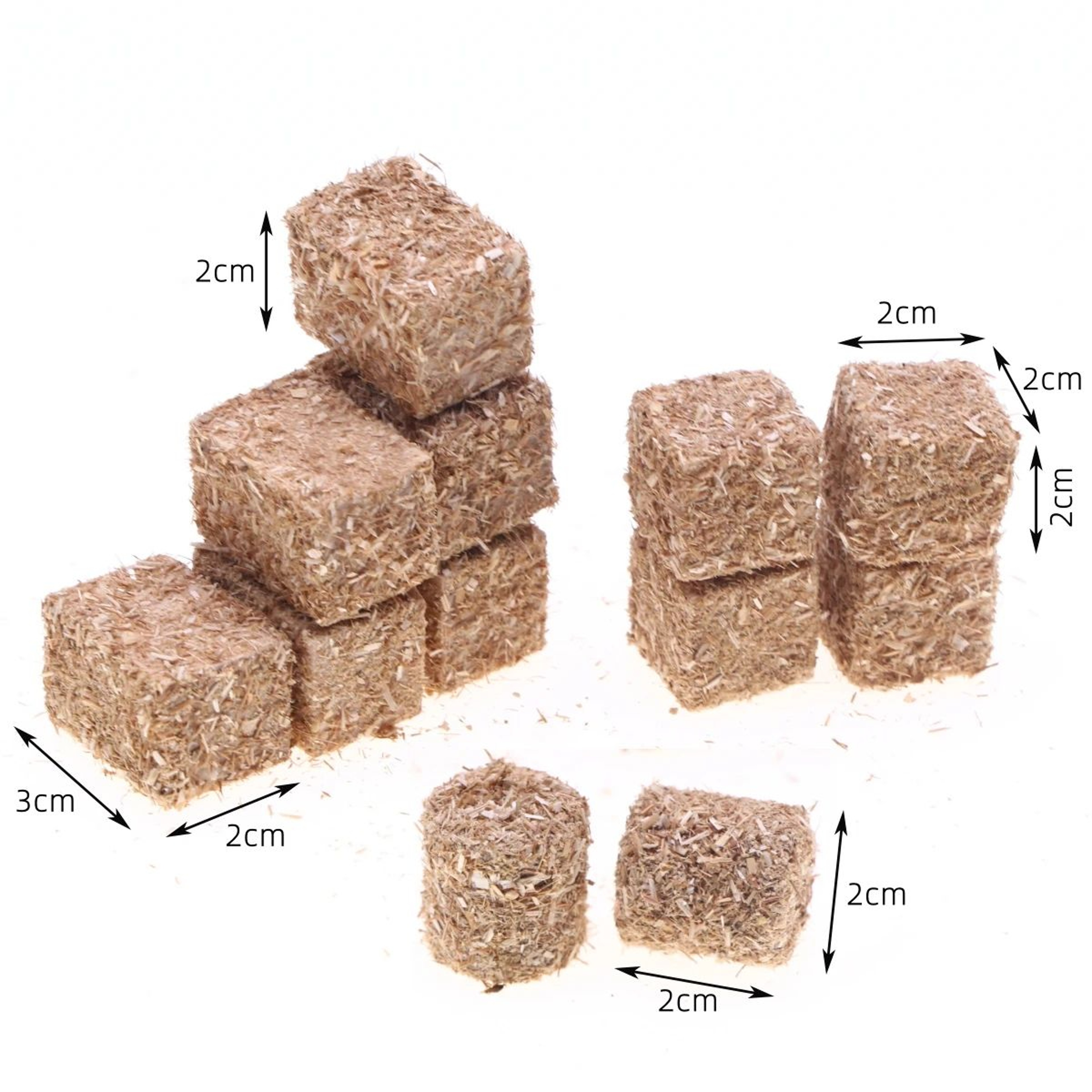 Mini Natural Hay Bale Decorations 2
