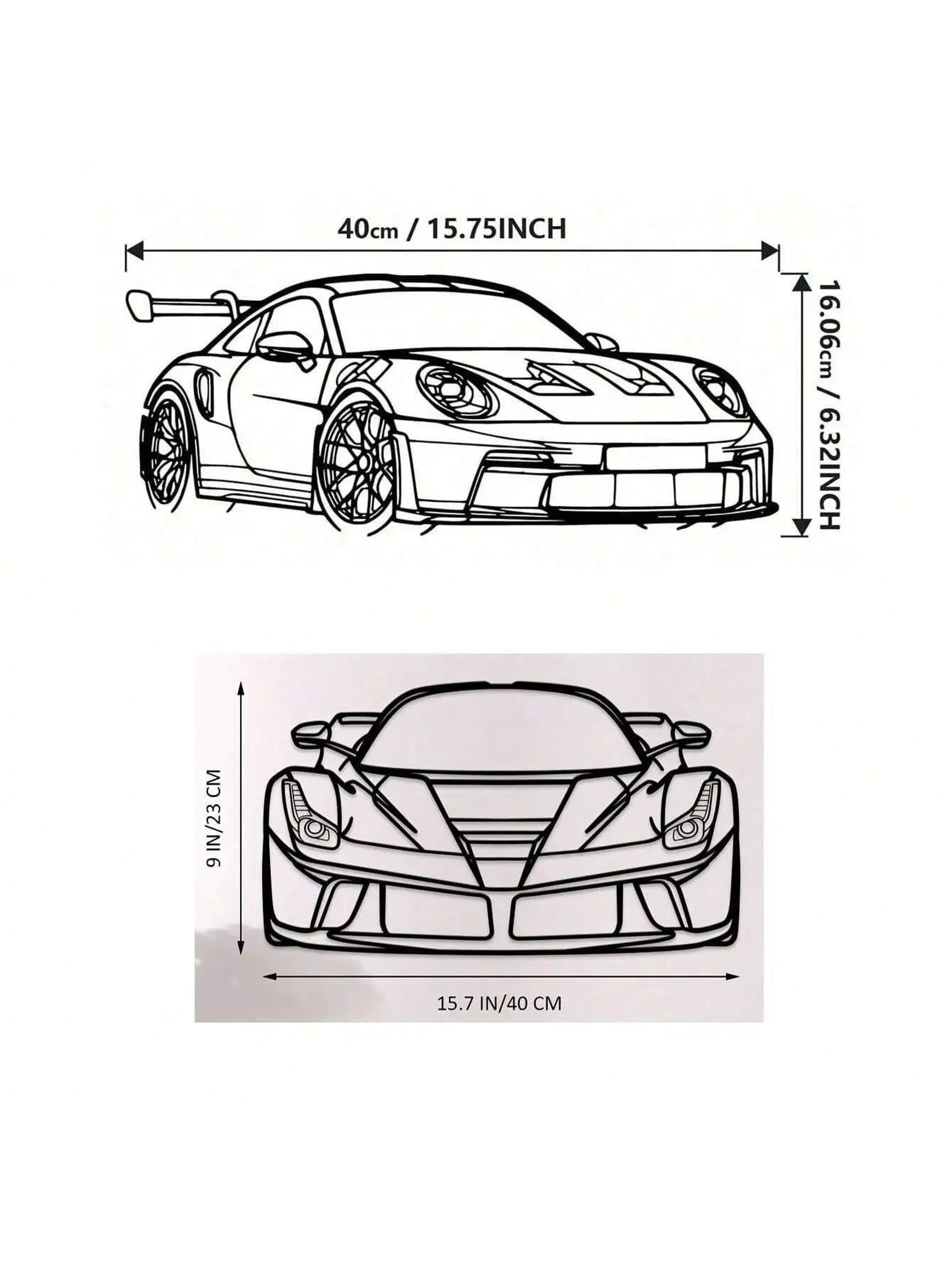 Racing Car Metal Wall Art 16
