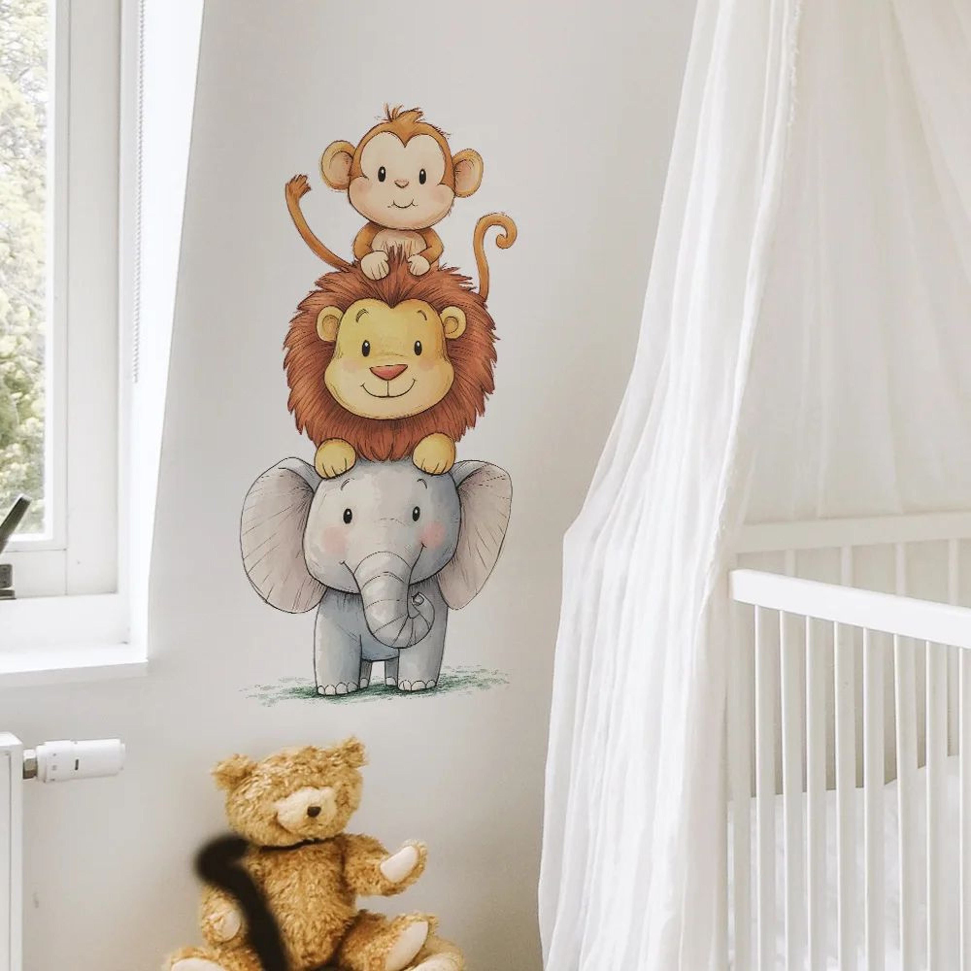 Forest Animal Nursery Wall Decals 1
