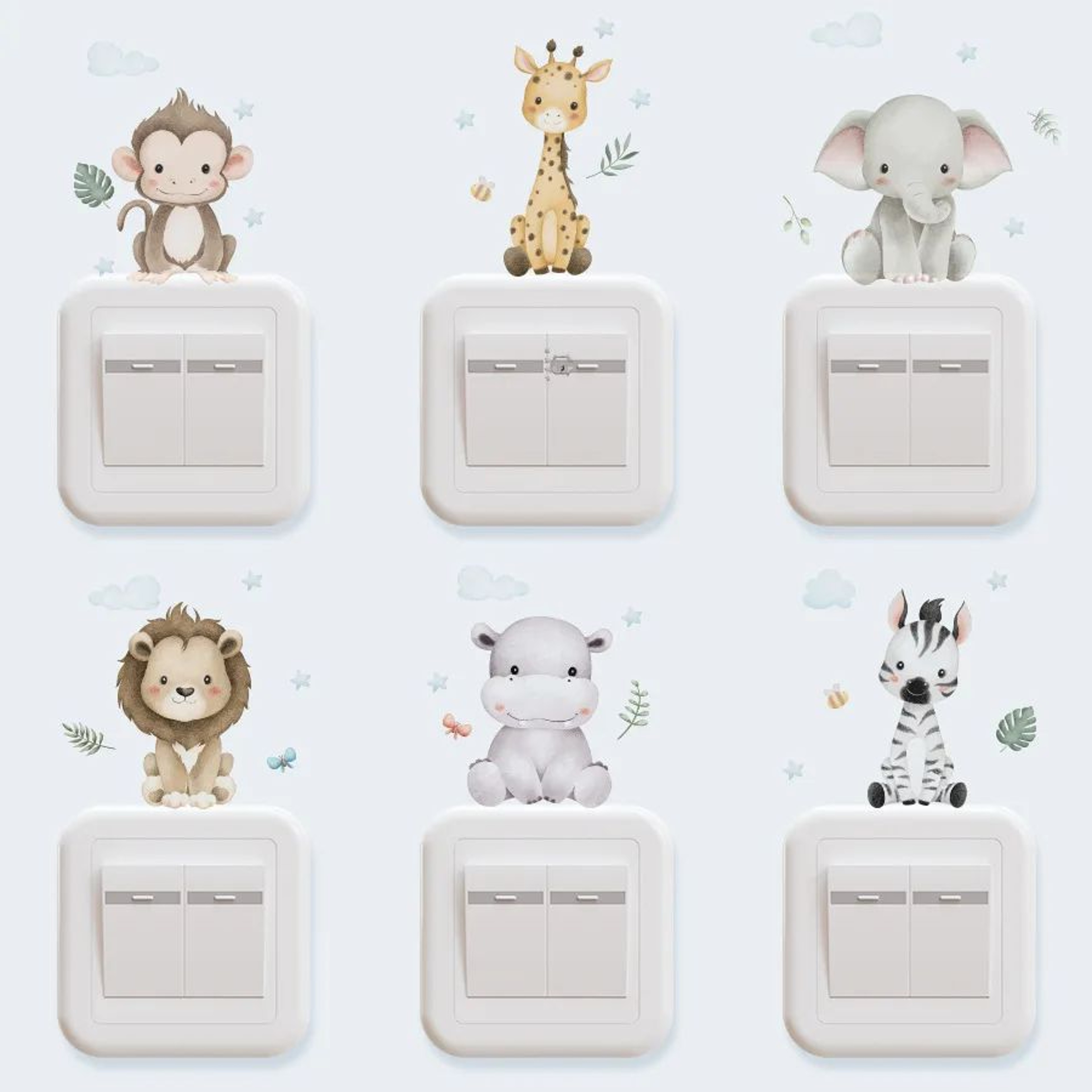 Forest Animal Nursery Wall Decals 13