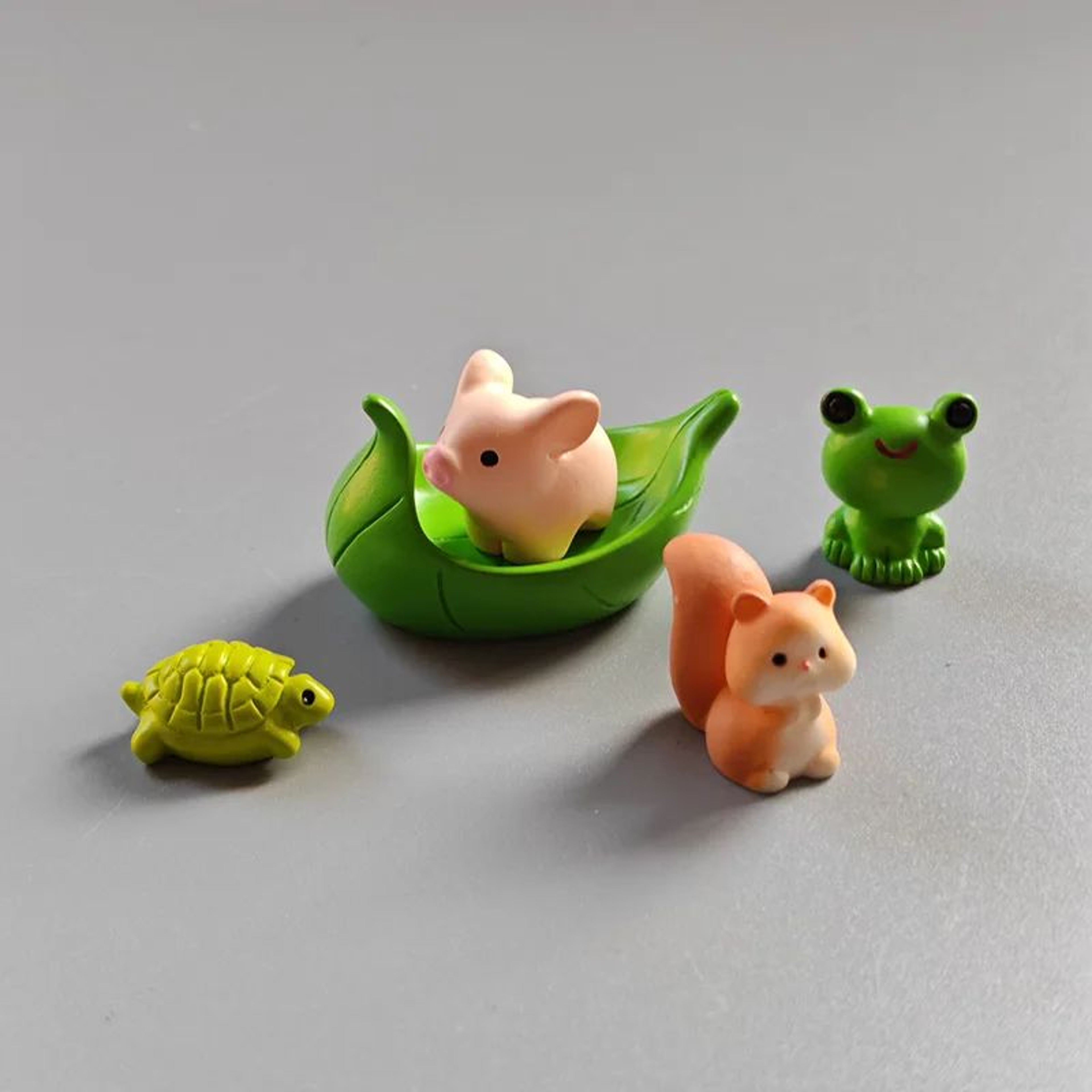 Mini Animal Figurines Fairy Garden Set 3