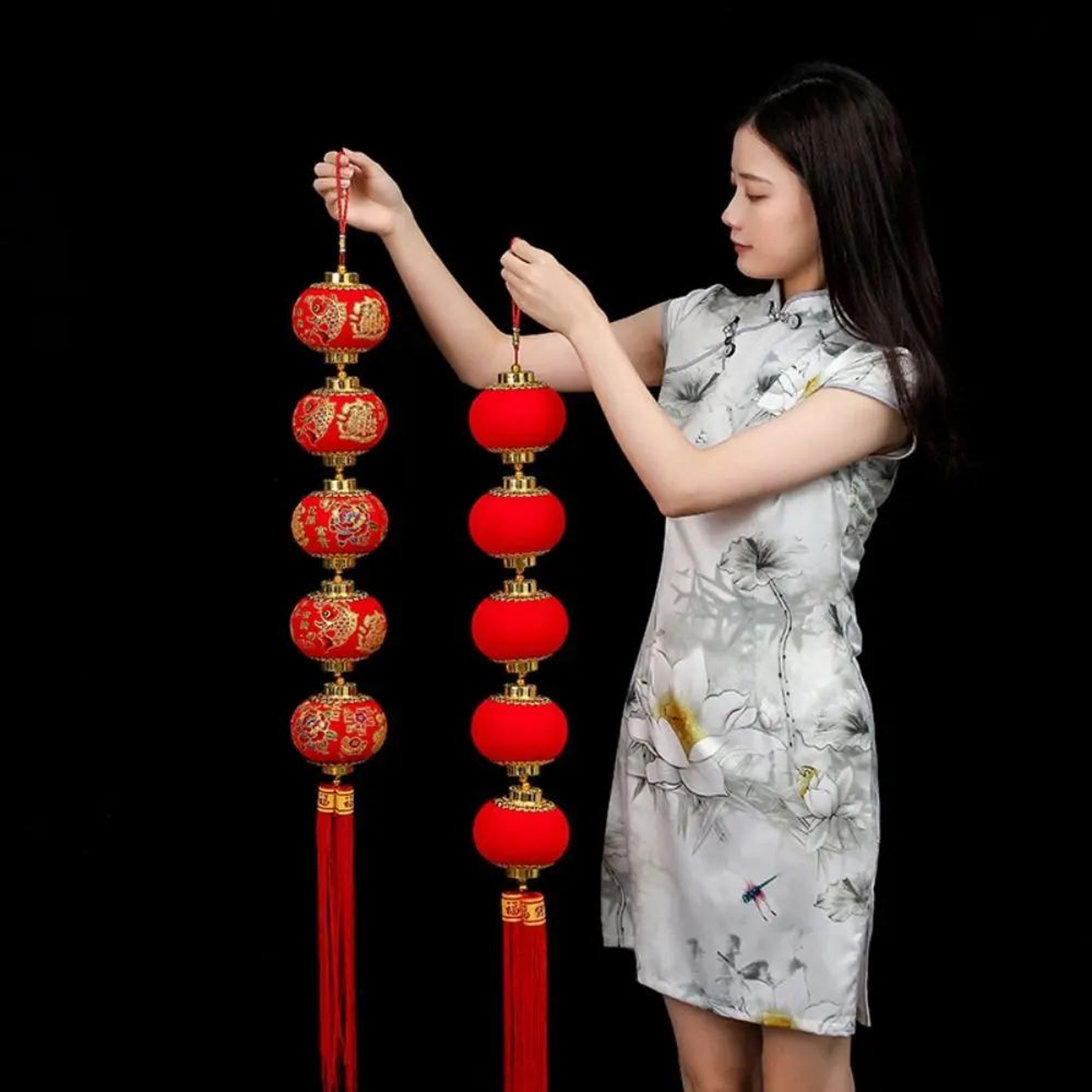 Chinese New Year Lantern Hanging Garland 4