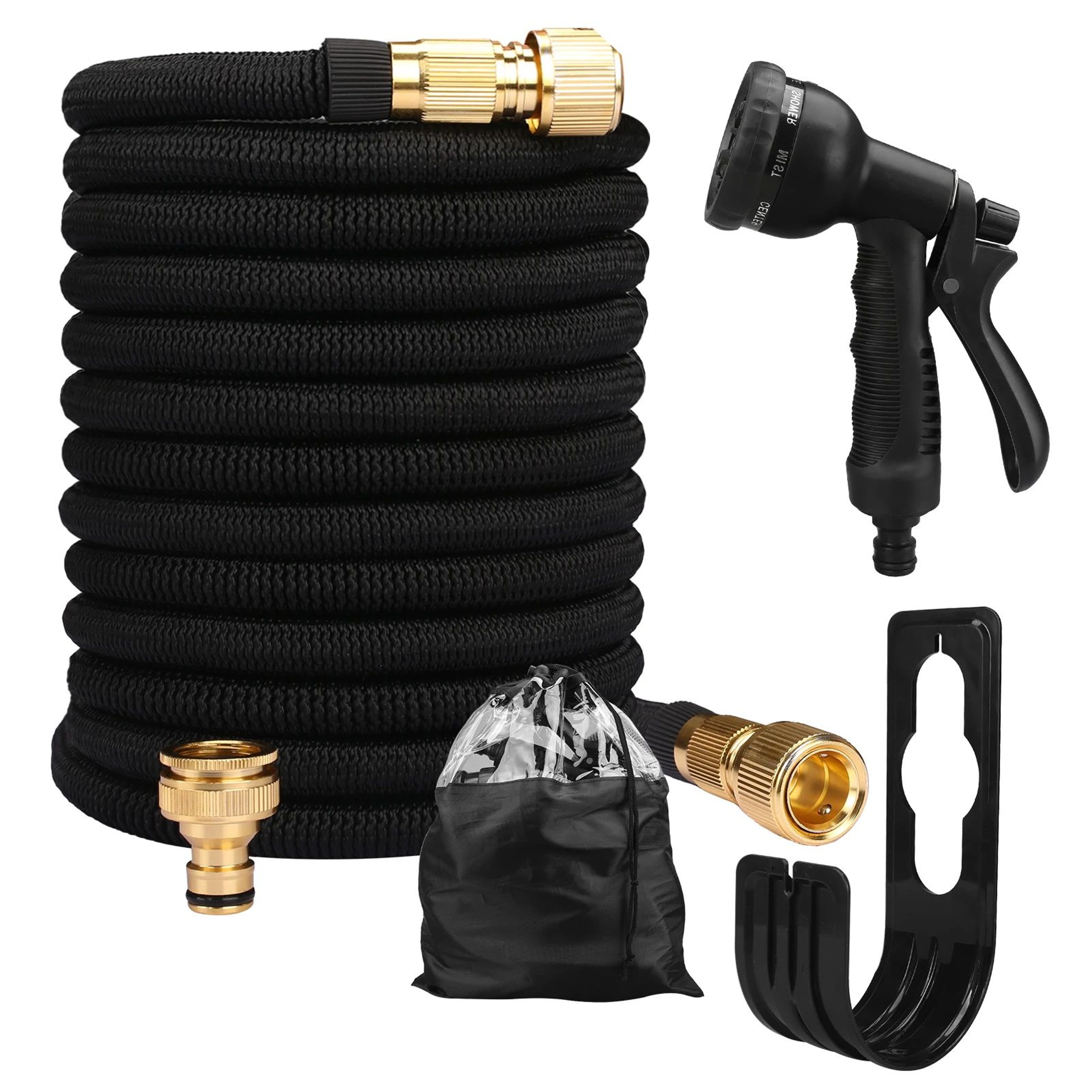 Expandable Garden Hose With Spray Nozzle 8