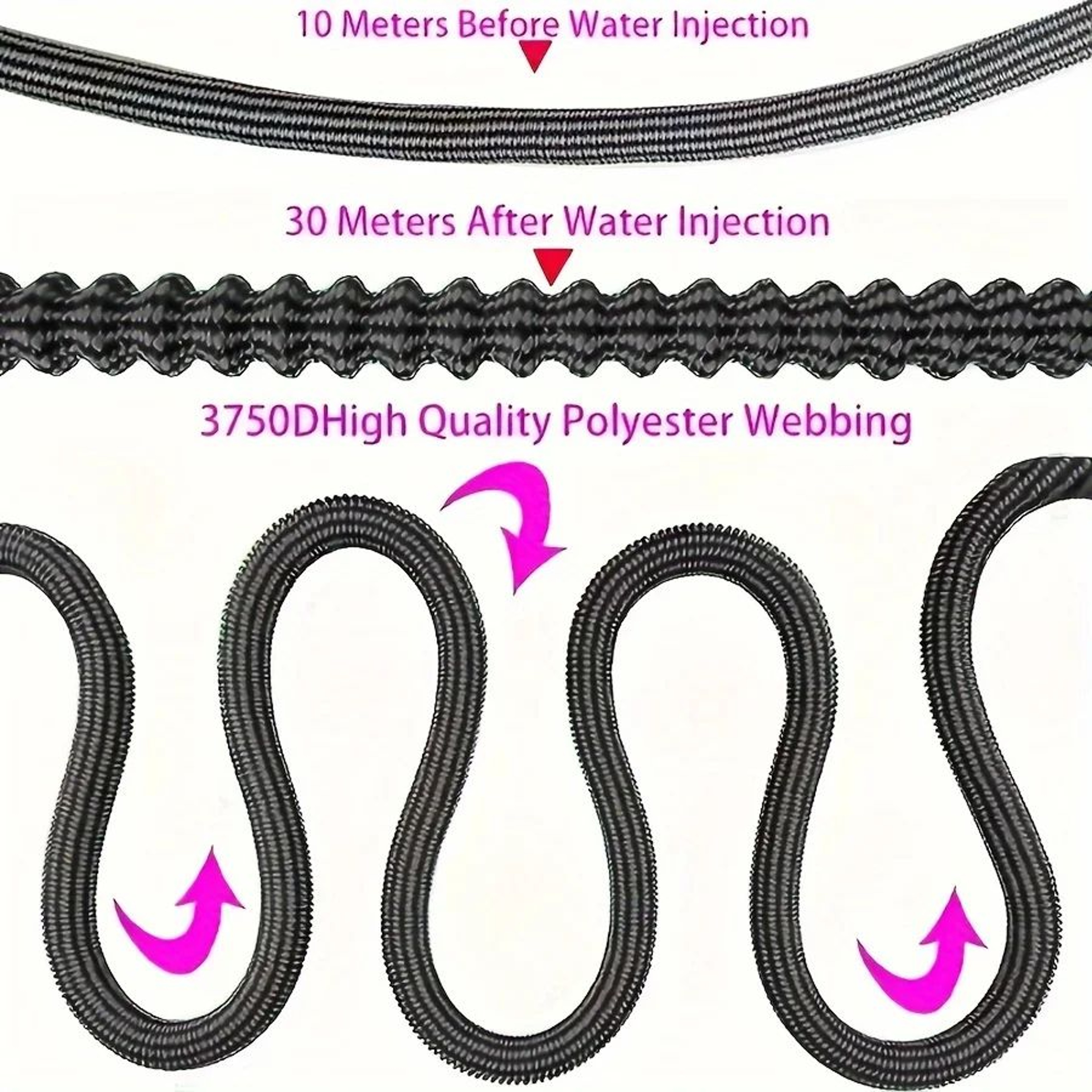 Expandable Garden Hose With Long Spray Nozzle 2