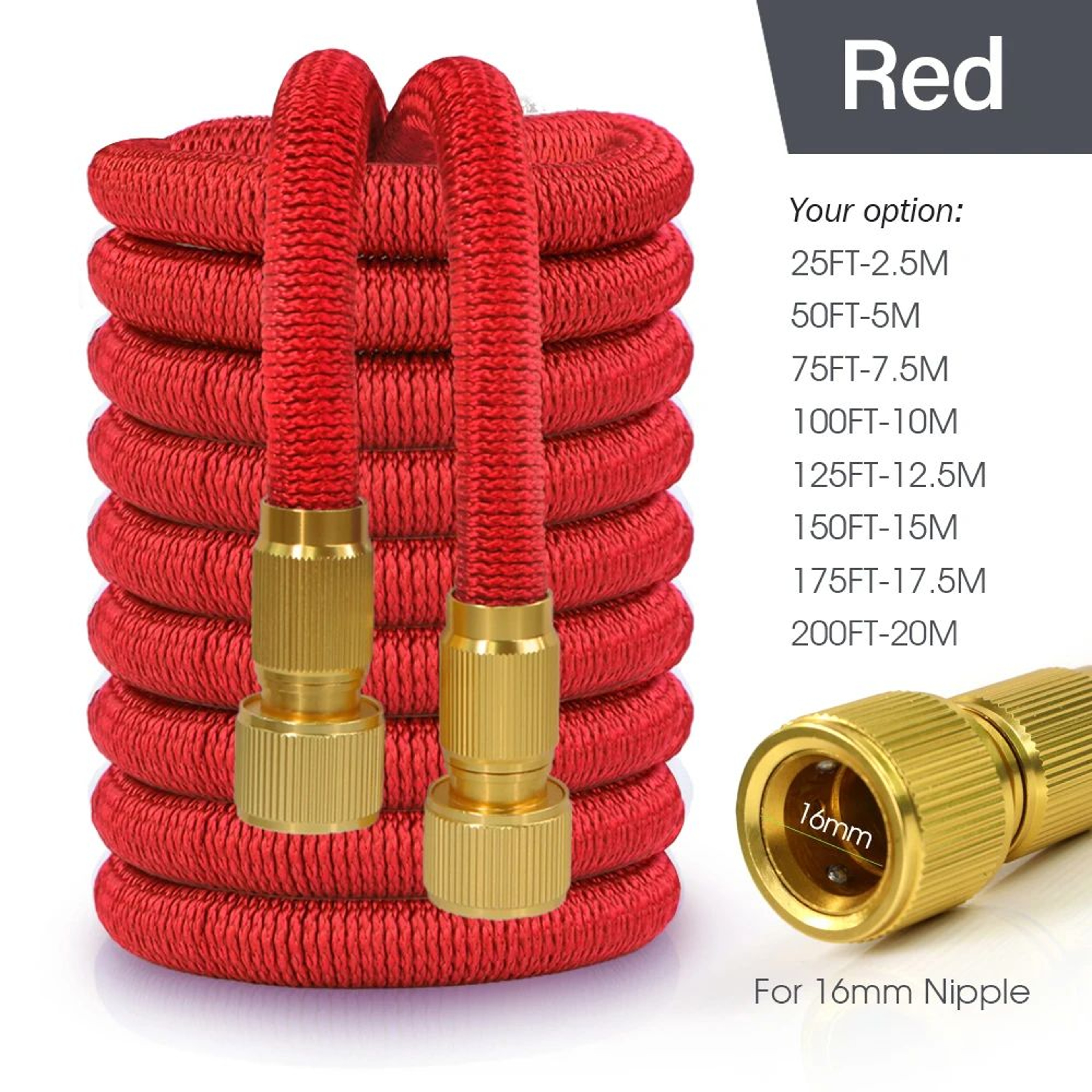 Retractable Expandable Garden Water Hose 8