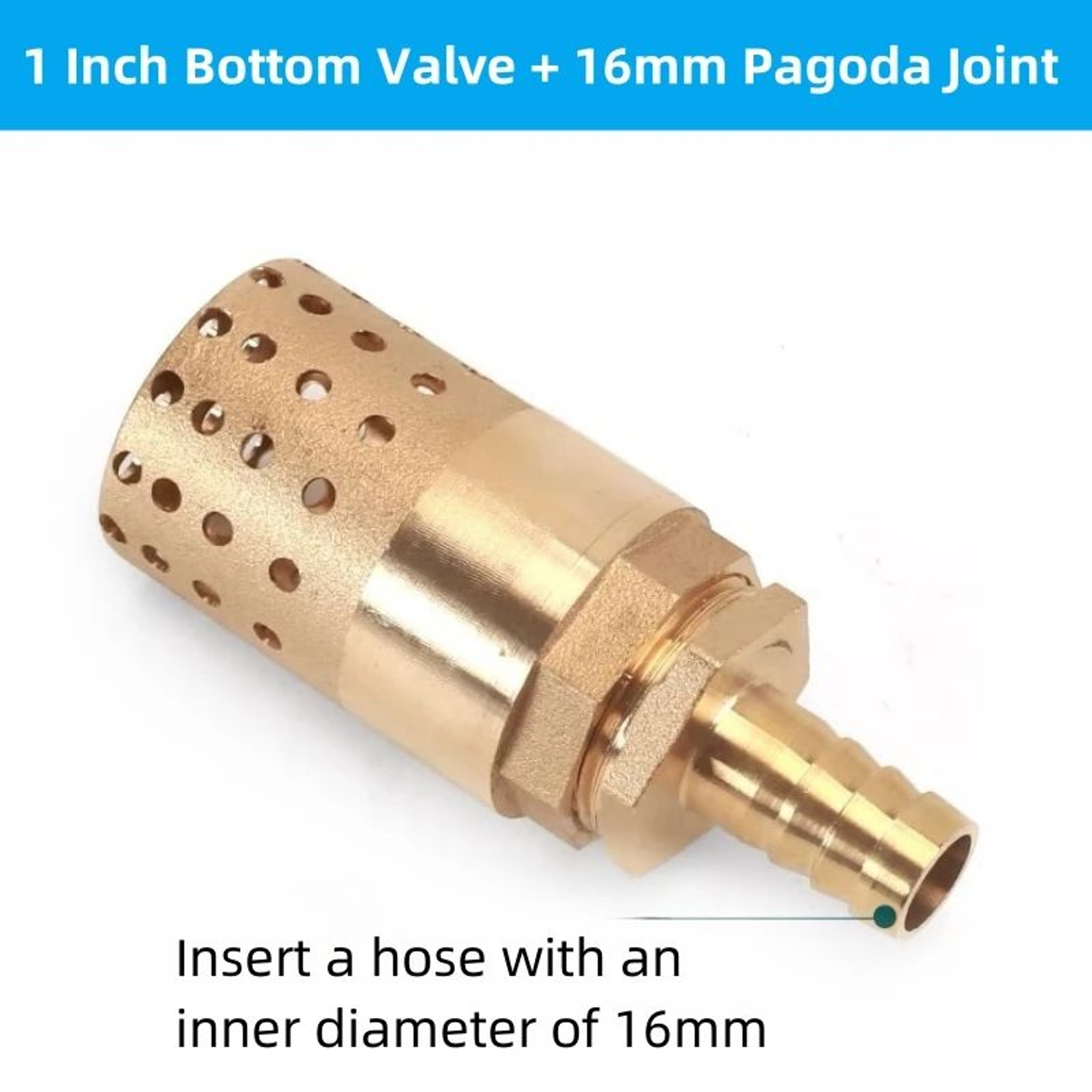 Brass Foot Valve With Suction Strainer 7