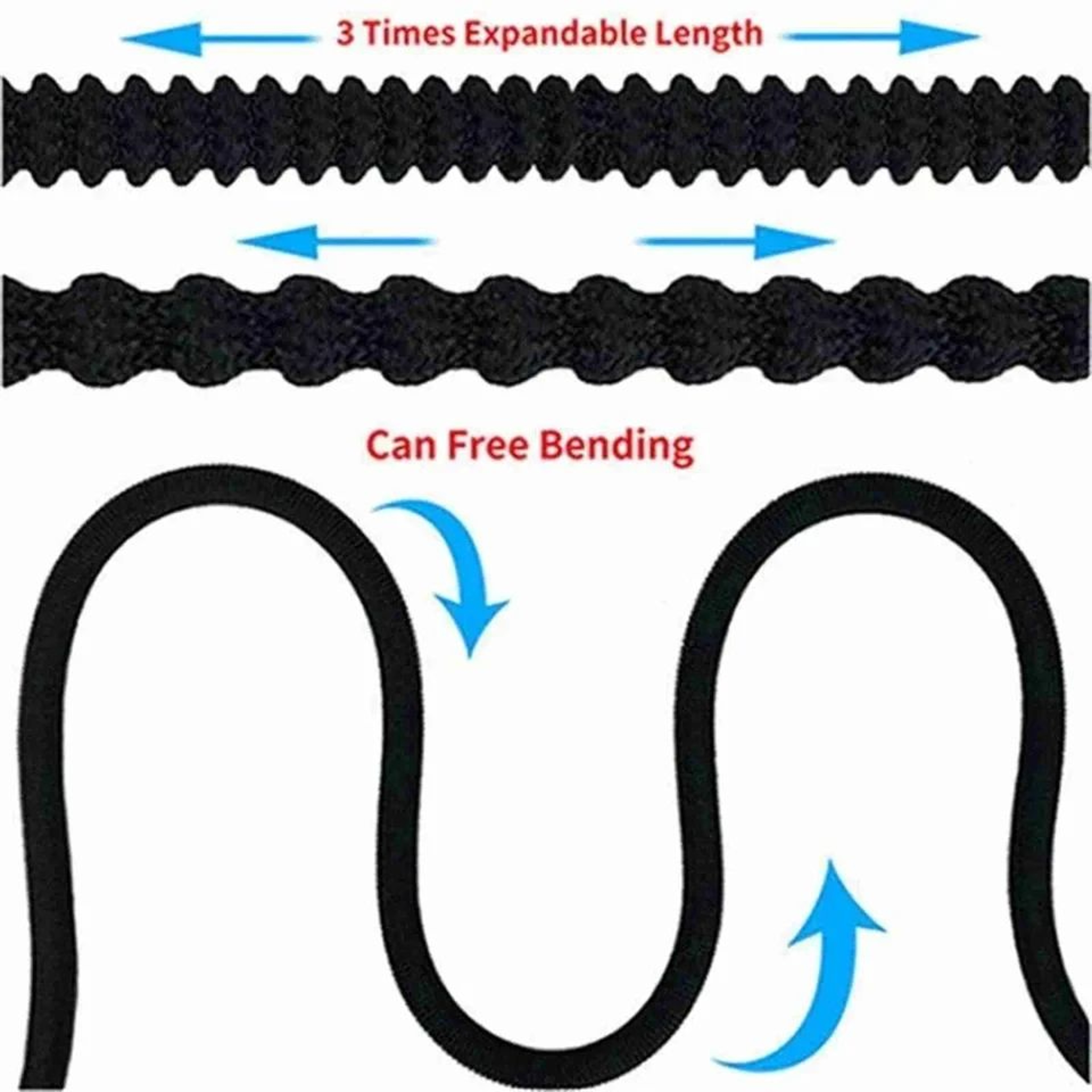 Expandable Garden Hose With Sprinkler Nozzle 1
