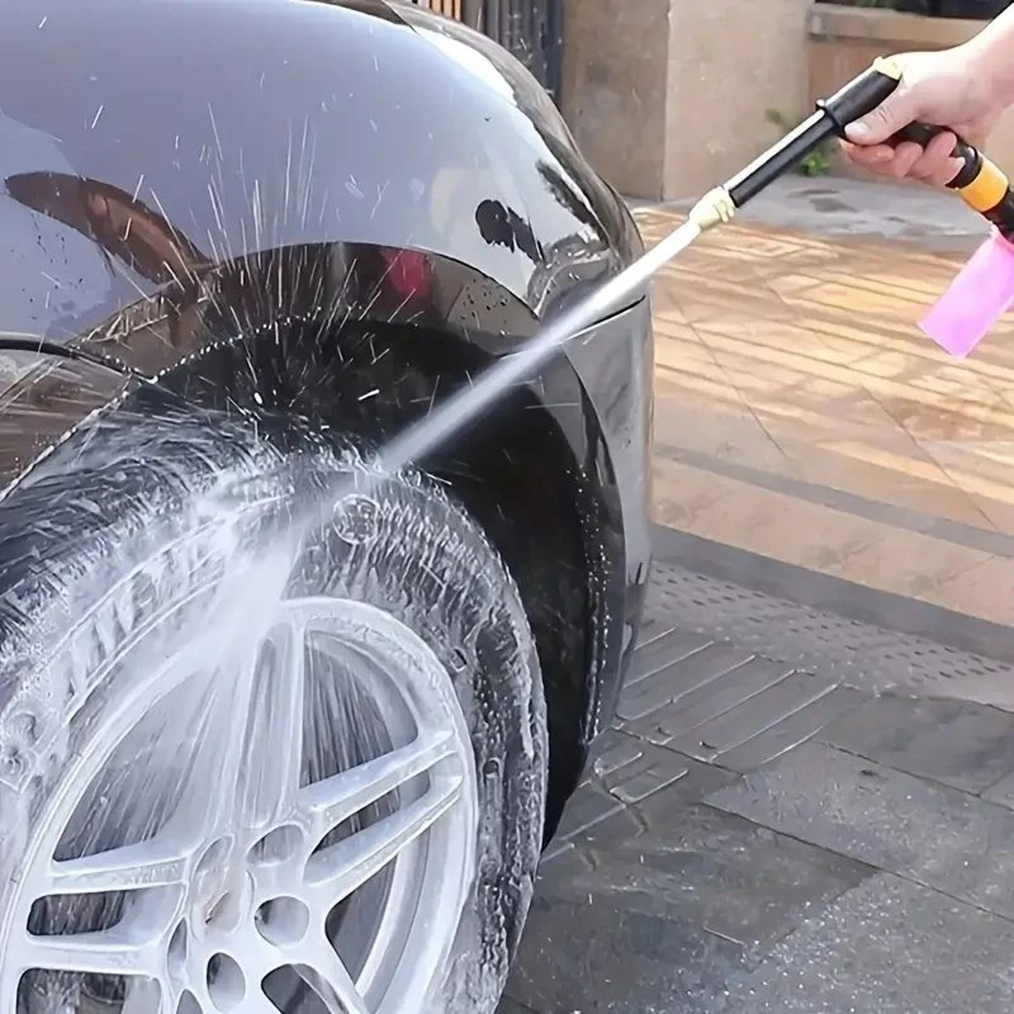 Expandable Garden Hose With Sprinkler Head 5
