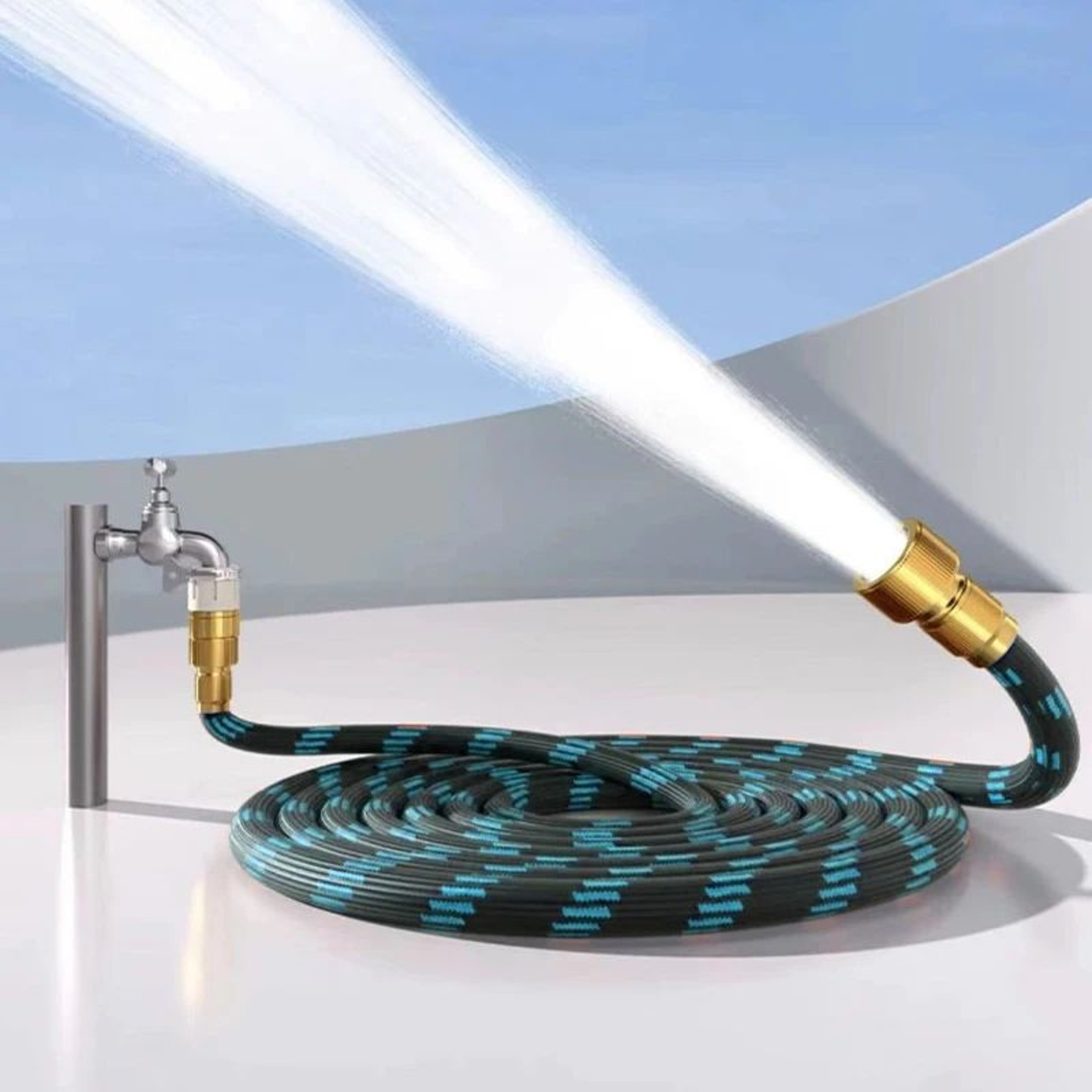 Expandable Garden Hose With Spray Gun 4