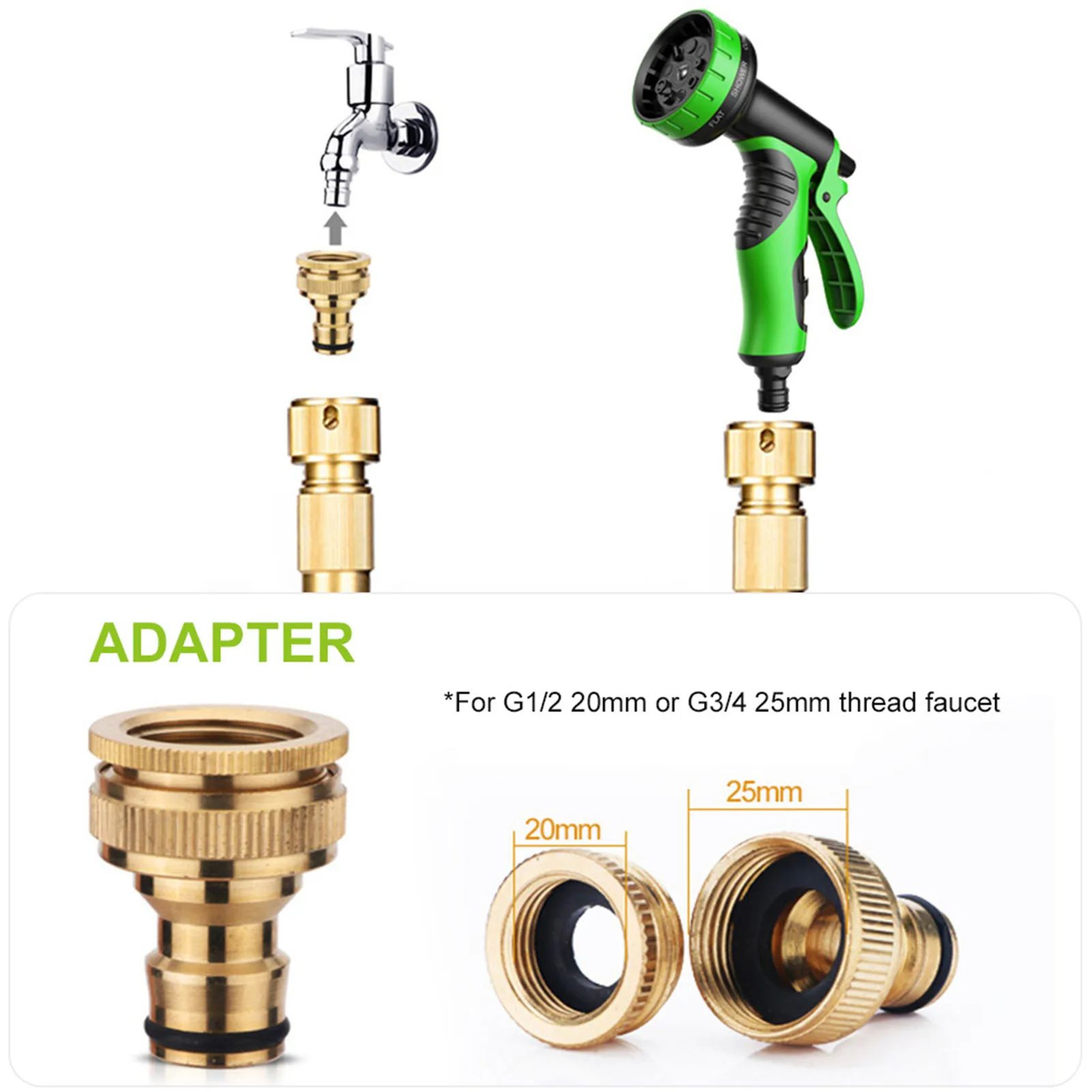 Expandable Cleaning Hose With Pressure Nozzle 3