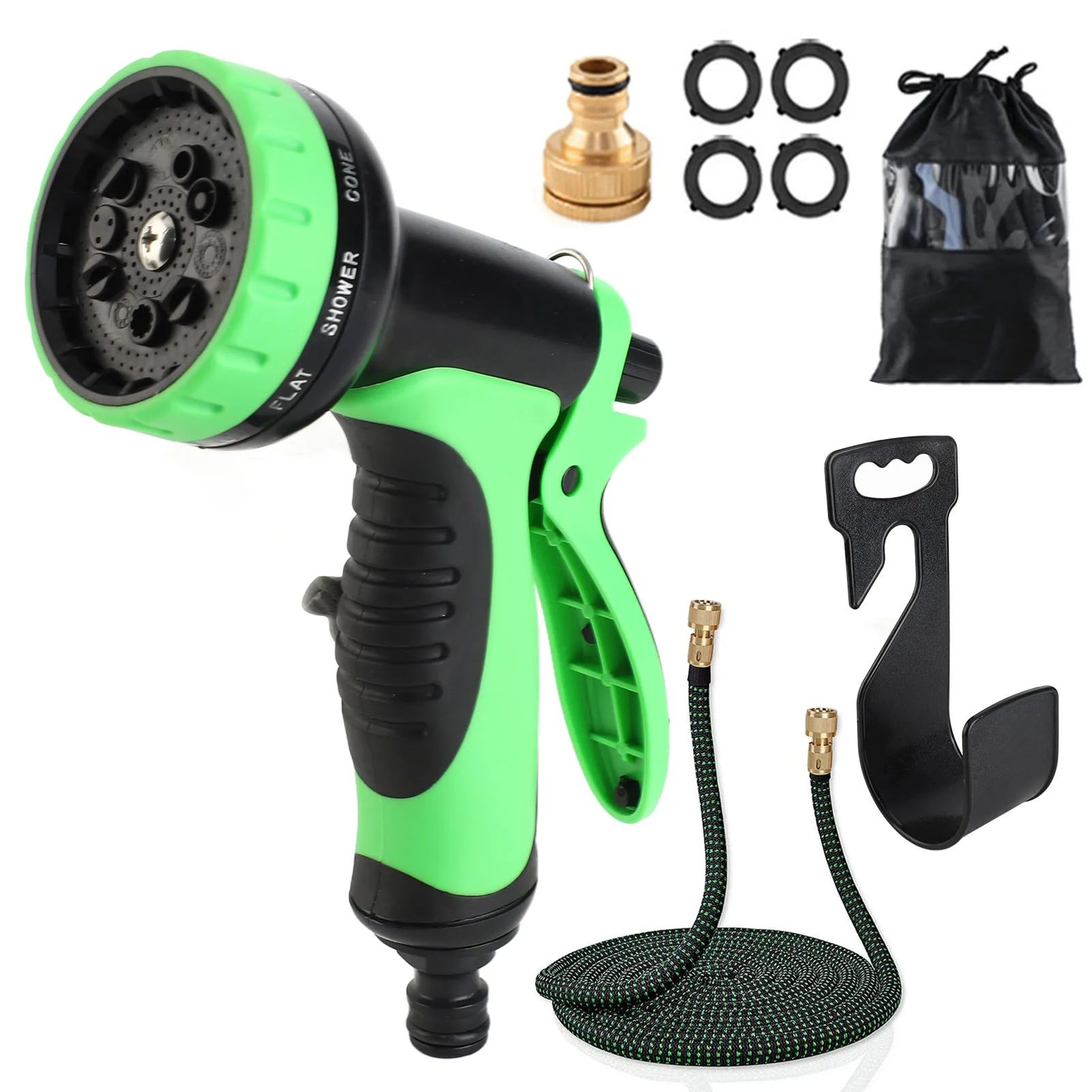 Expandable Cleaning Hose With Pressure Nozzle 7