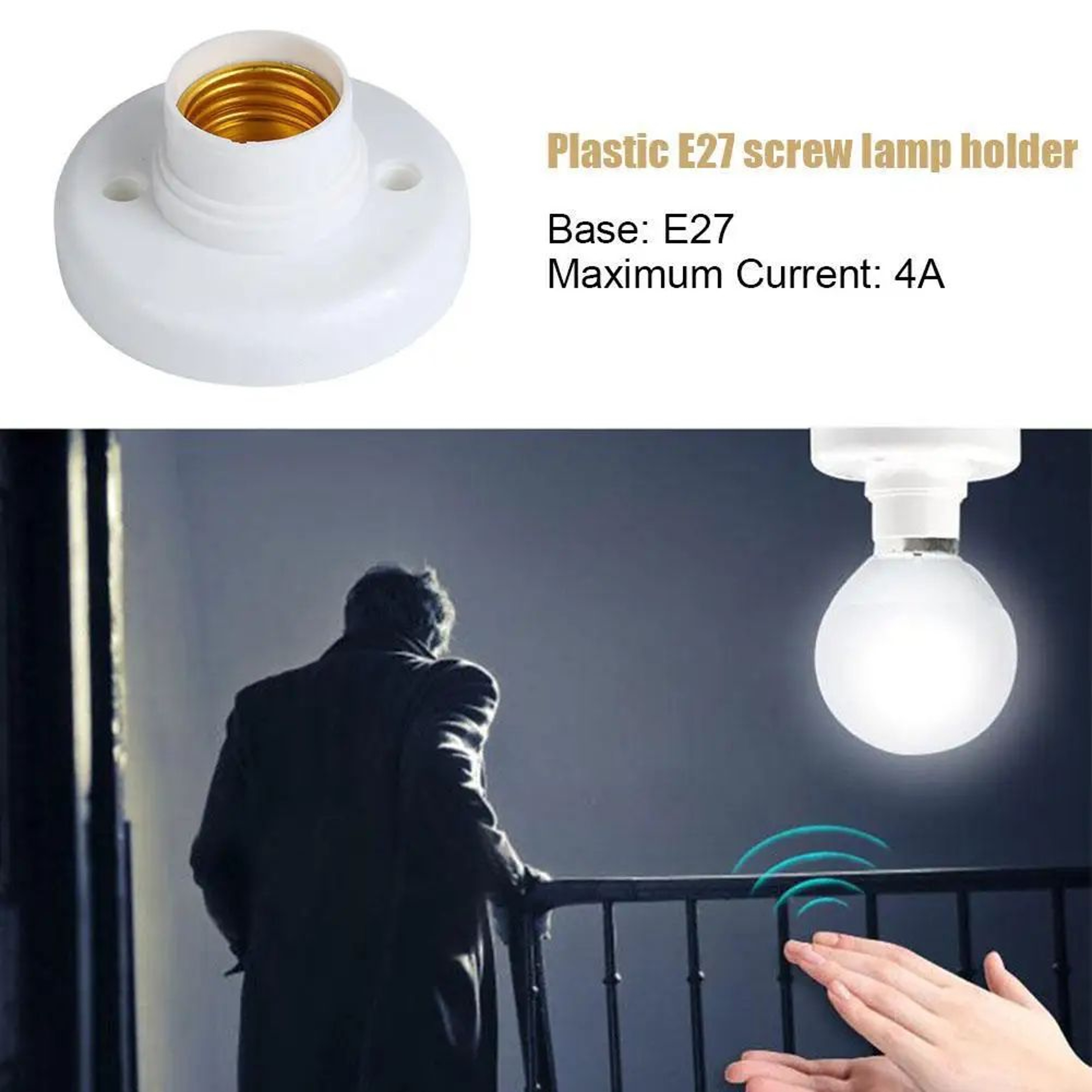 E27 Ceiling Light Bulb Socket Holder 1