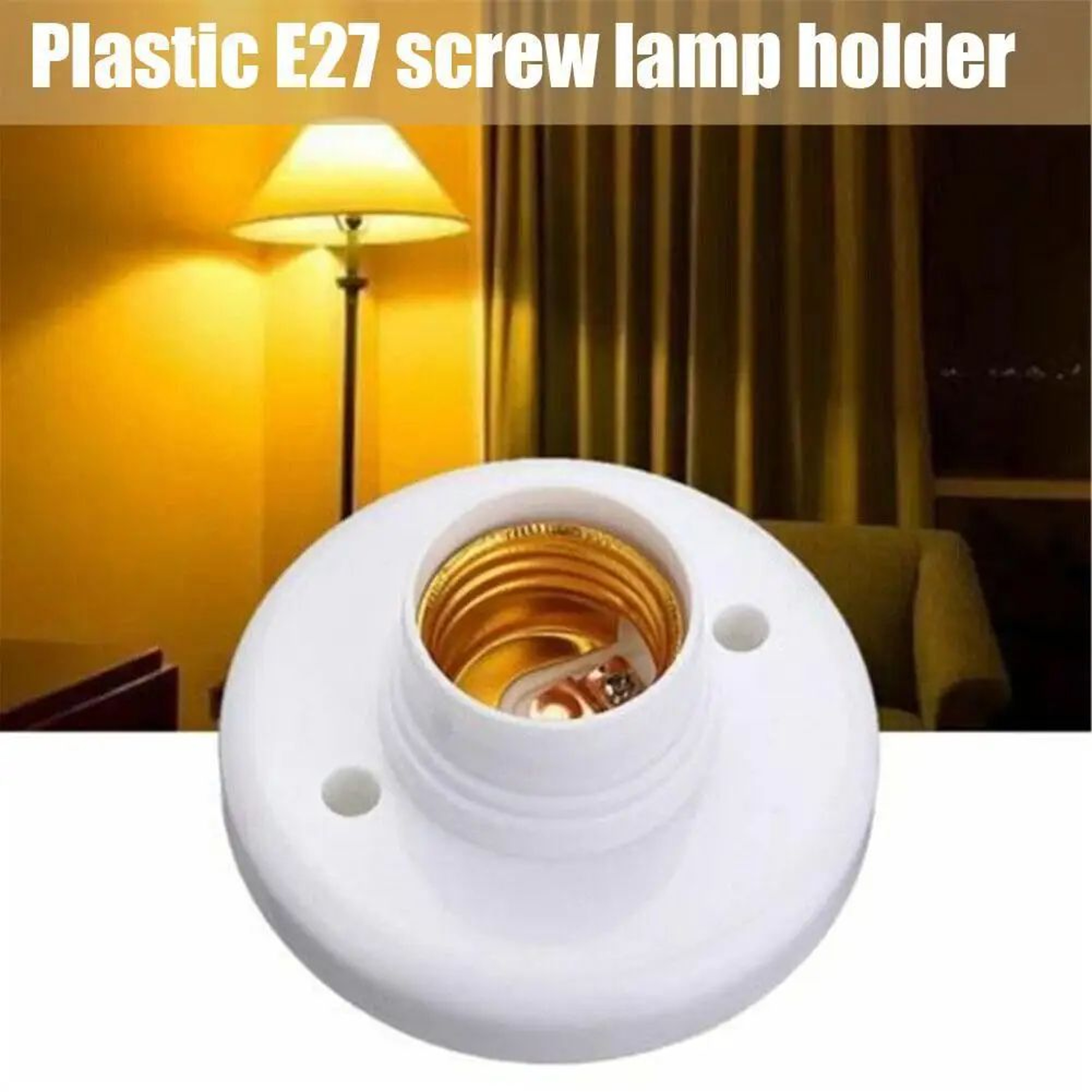 E27 Ceiling Light Bulb Socket Holder 2