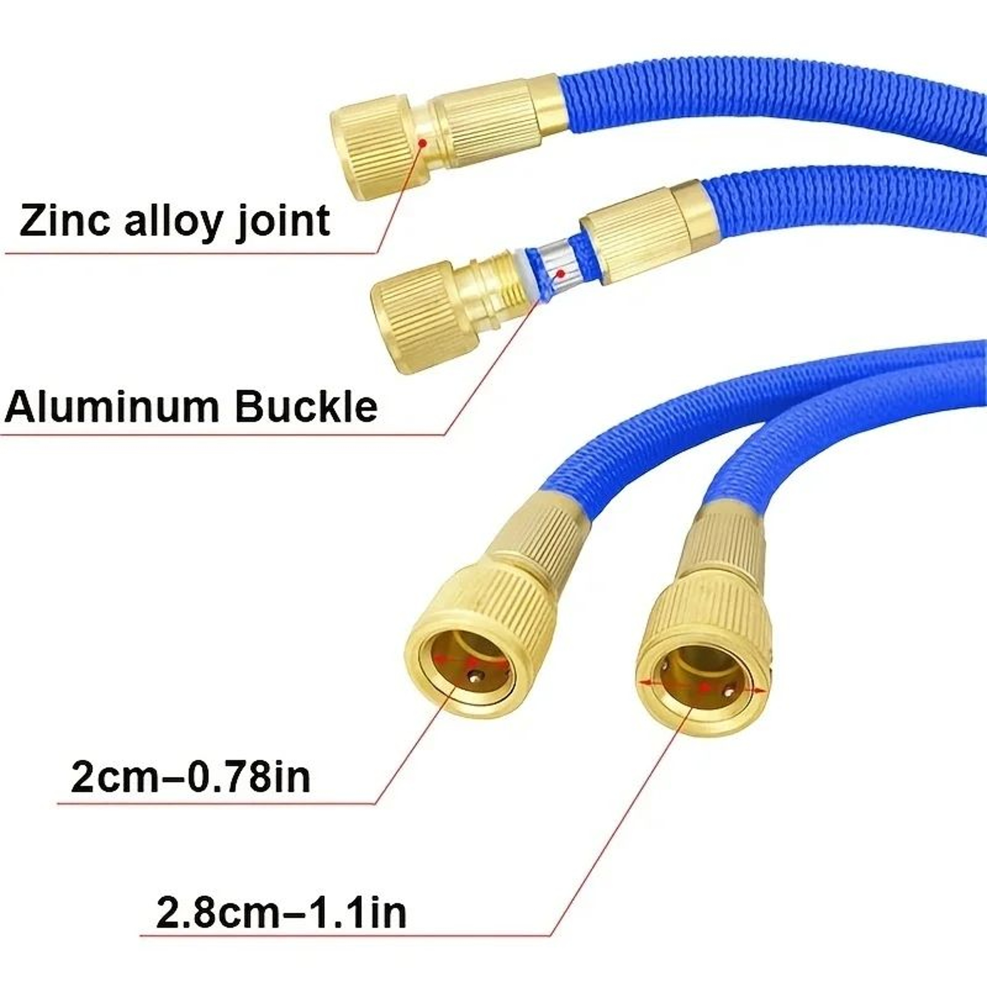 Flexible Expandable Garden Hose With Quick Connector 2