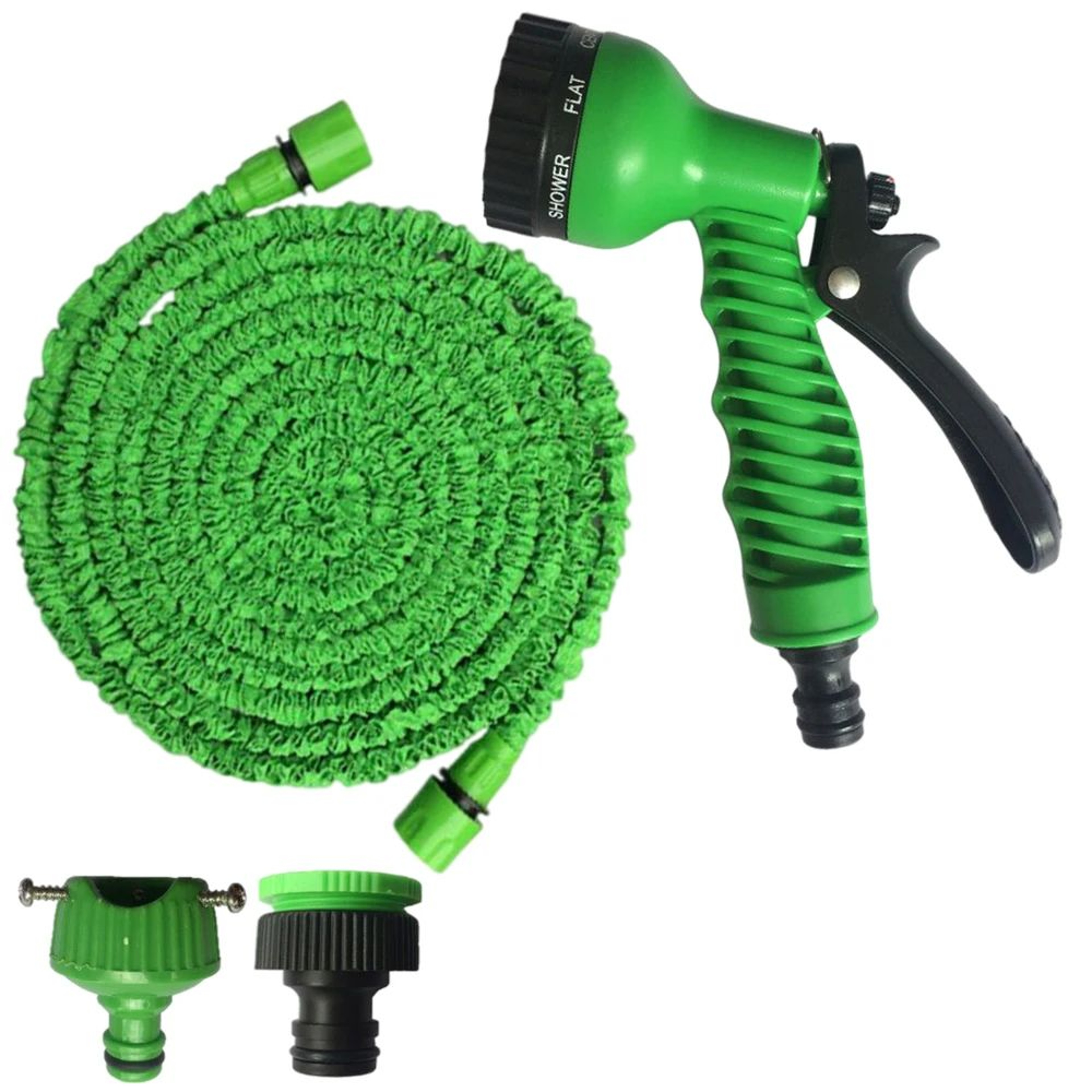 Expandable Garden Hose With 7 Pattern Foam Sprayer 7